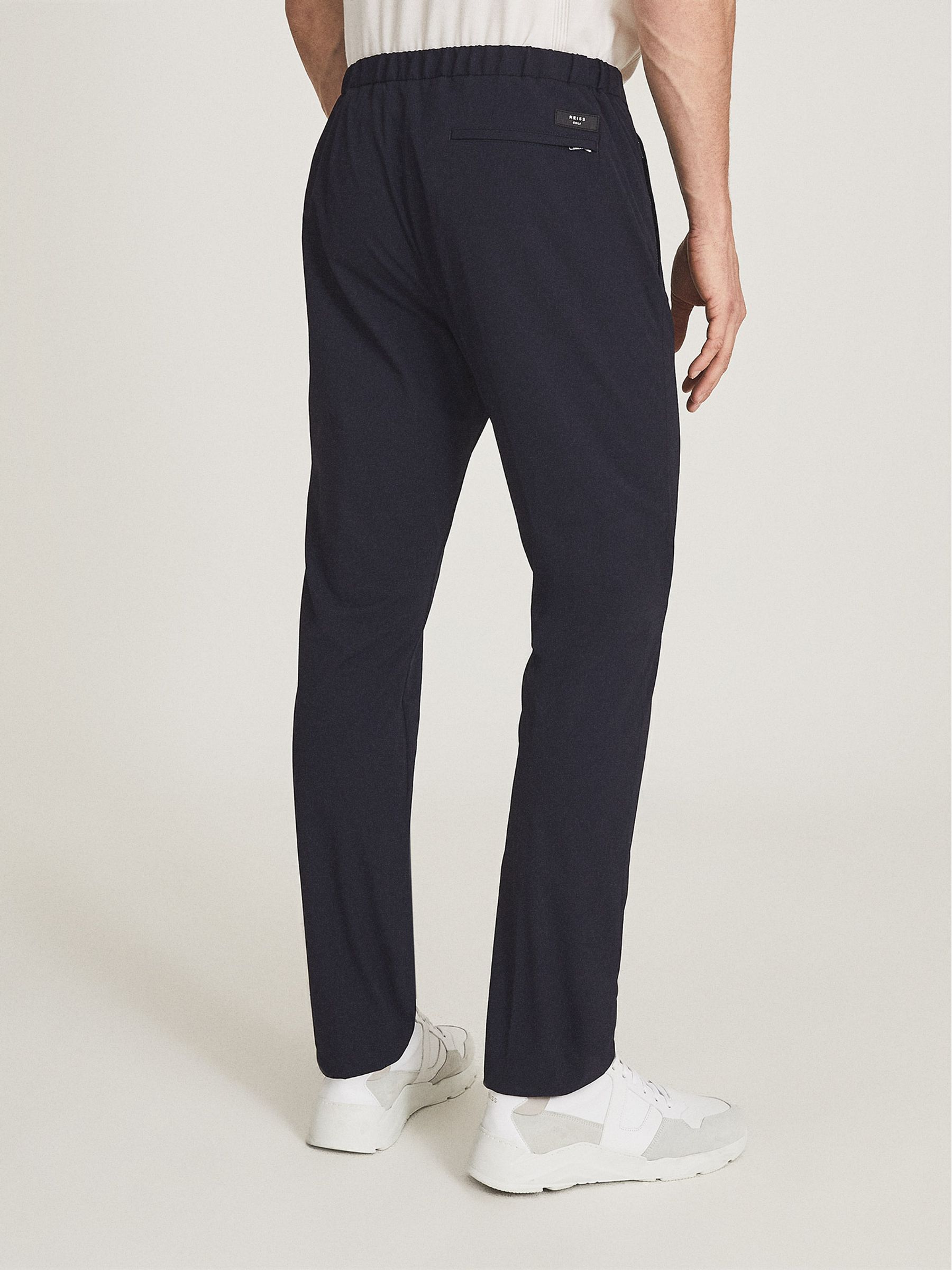 Golf Performance Slim Fit Trousers in Navy - Image 5 of 5
