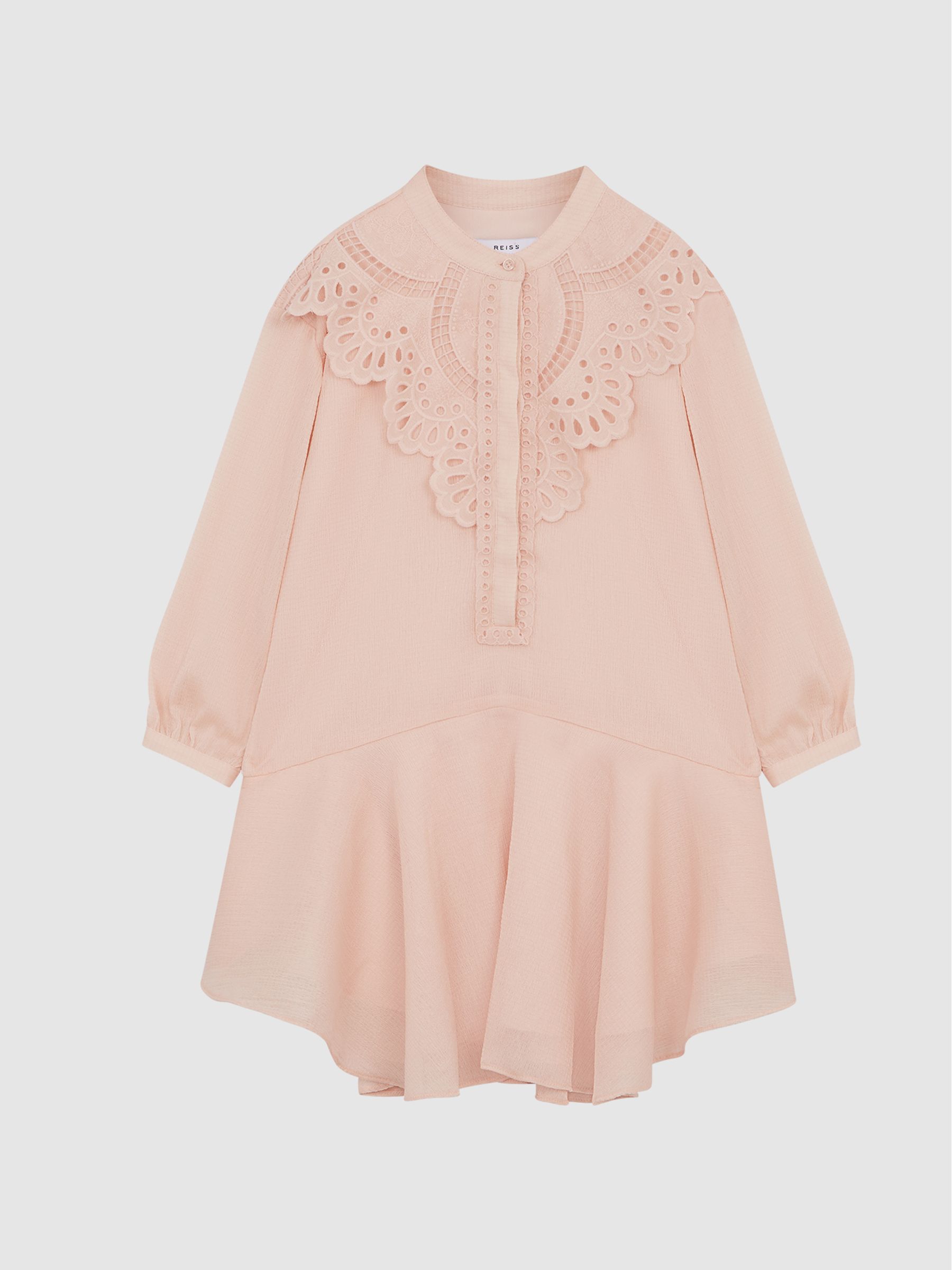 Embroidered Detail Dress in Pink - Image 2 of 6