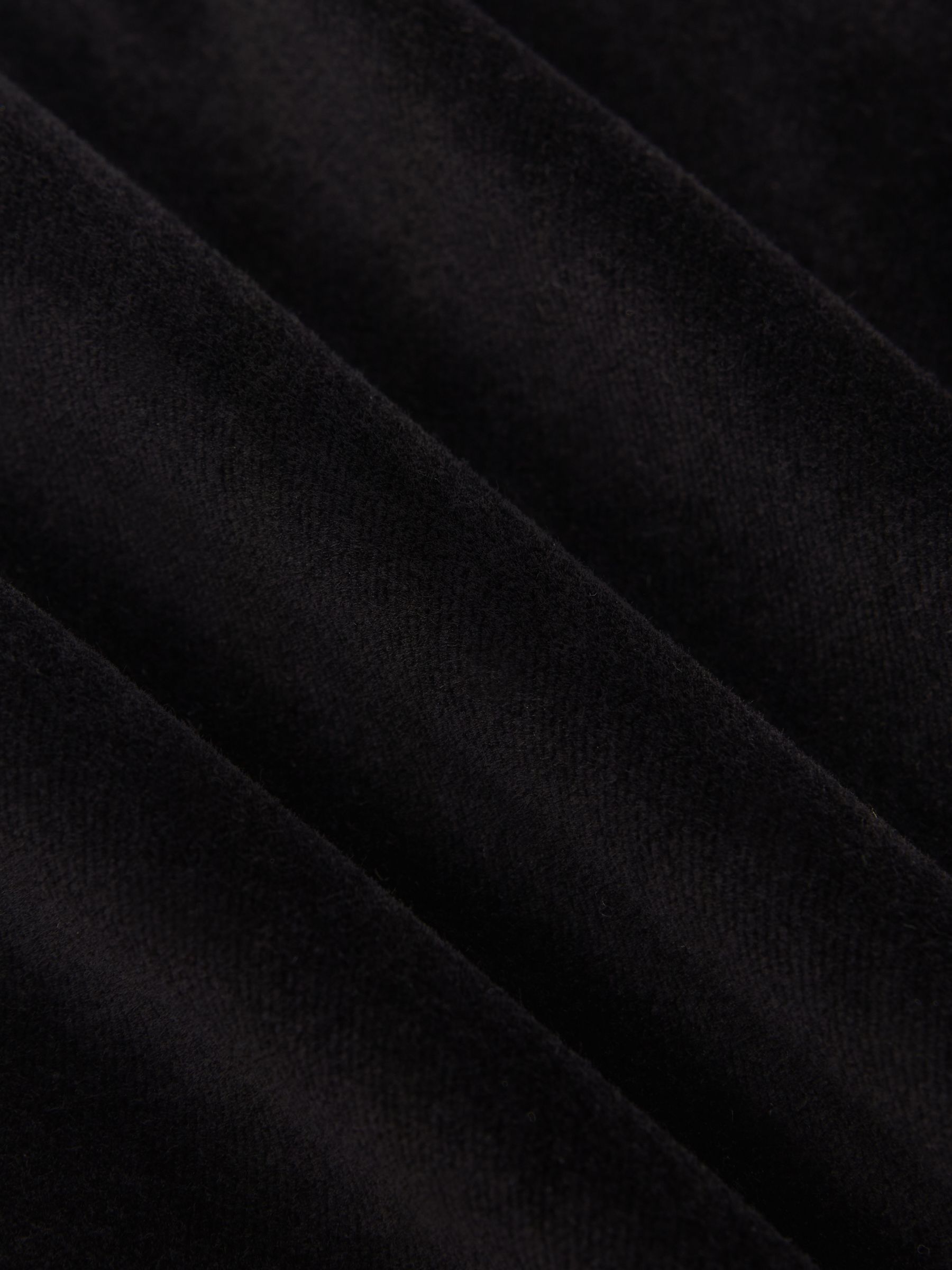Classic Fit Velvet Single-Breasted Blazer in Black - image 4
