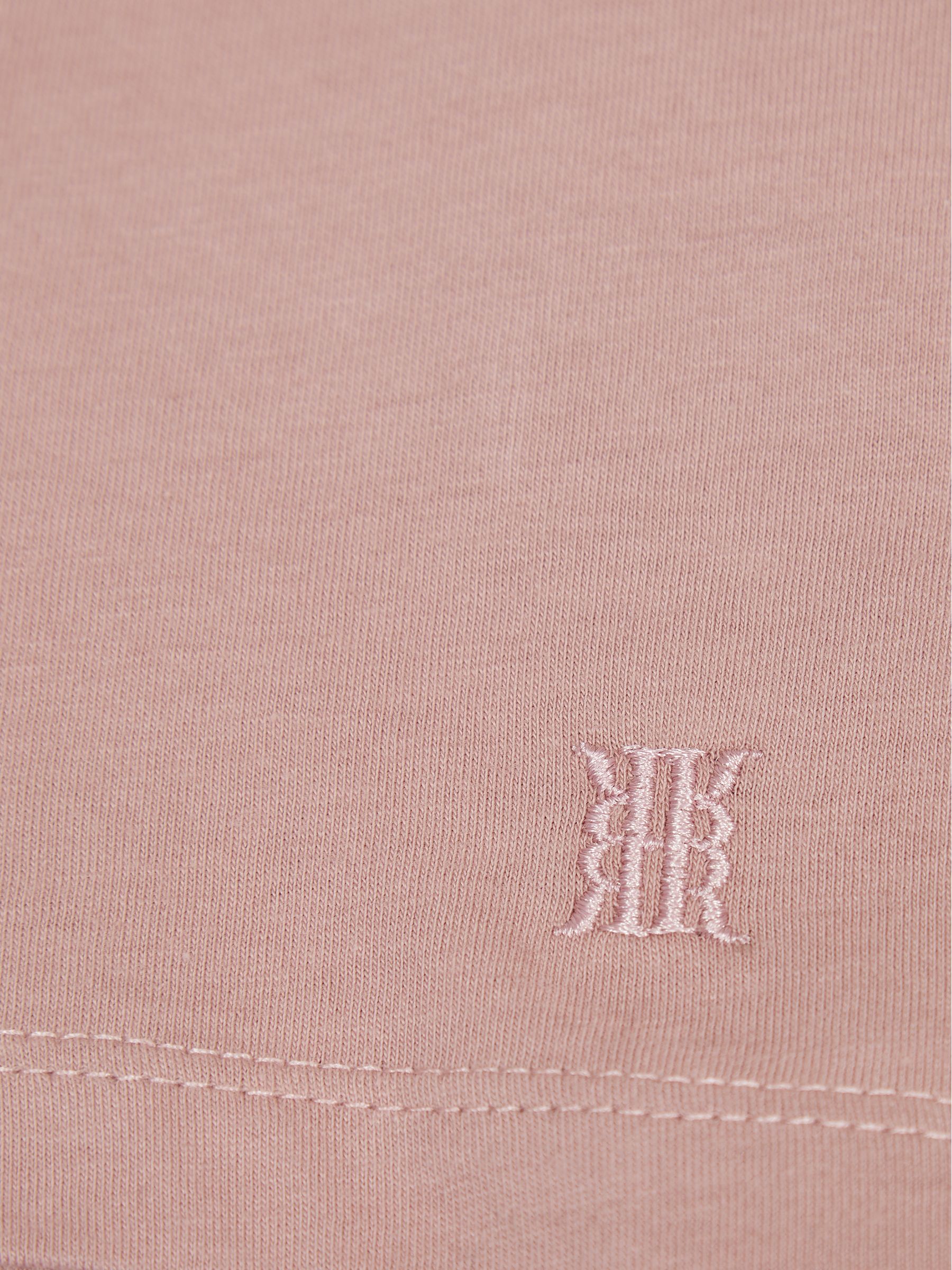 Crew Neck T-shirt in Soft Pink - Image 5 of 5