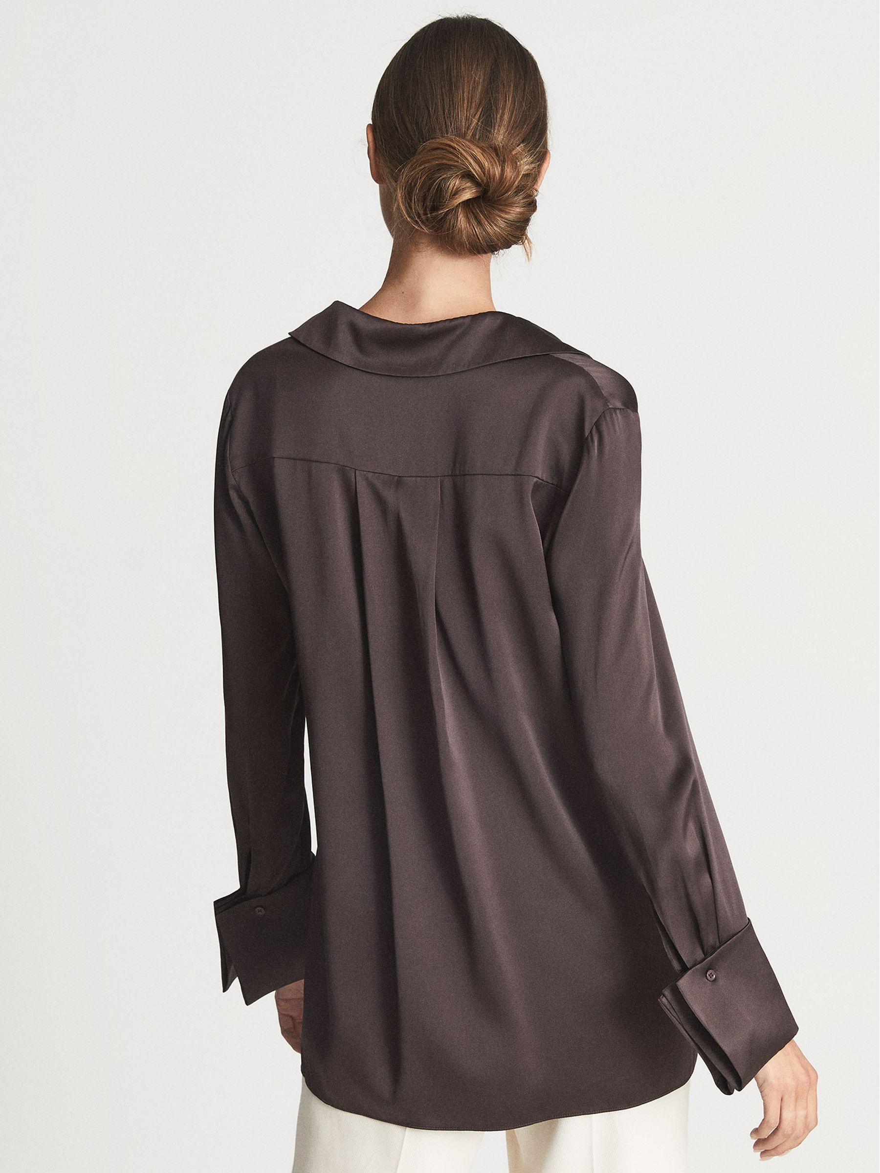 Silk Shirt in Purple - Image 5 of 7