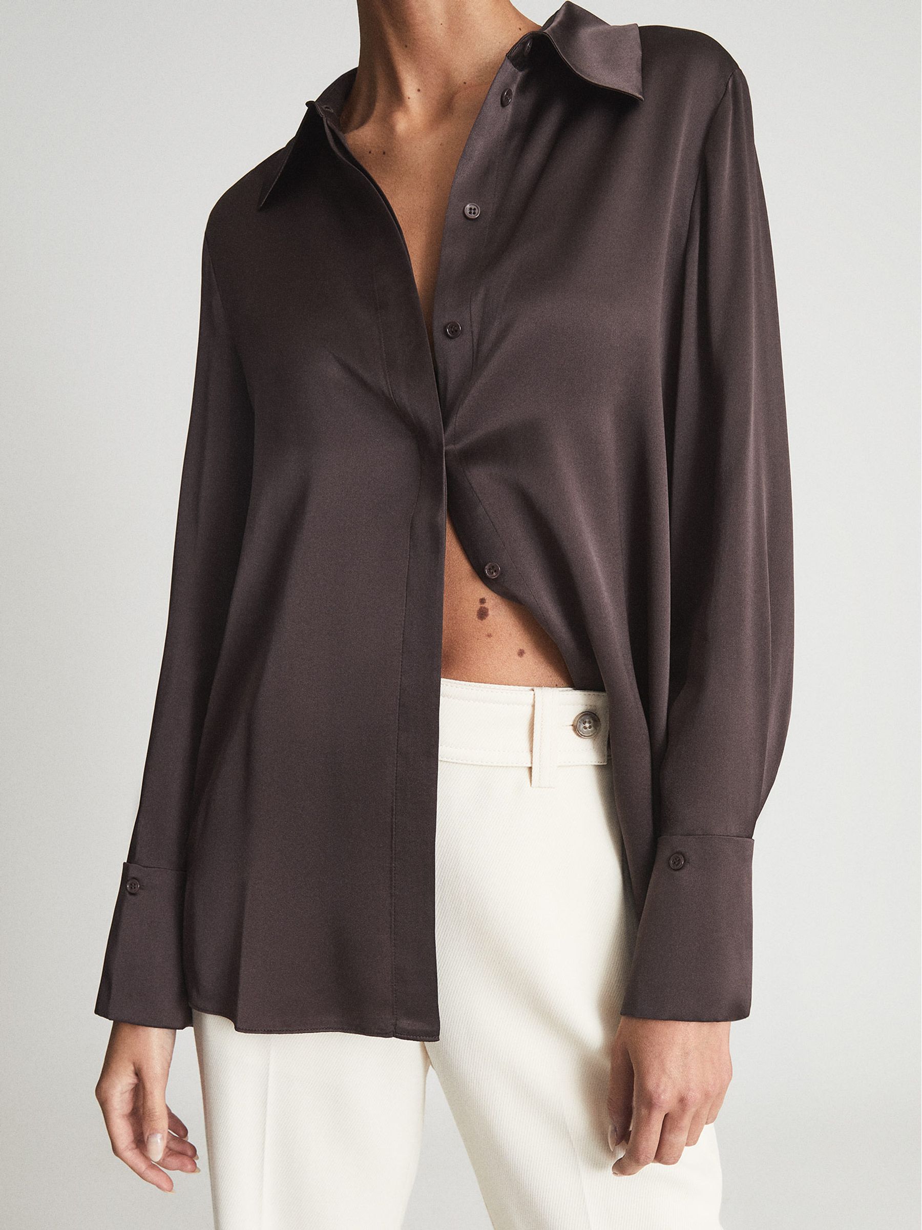 Silk Shirt in Purple - Image 7 of 7