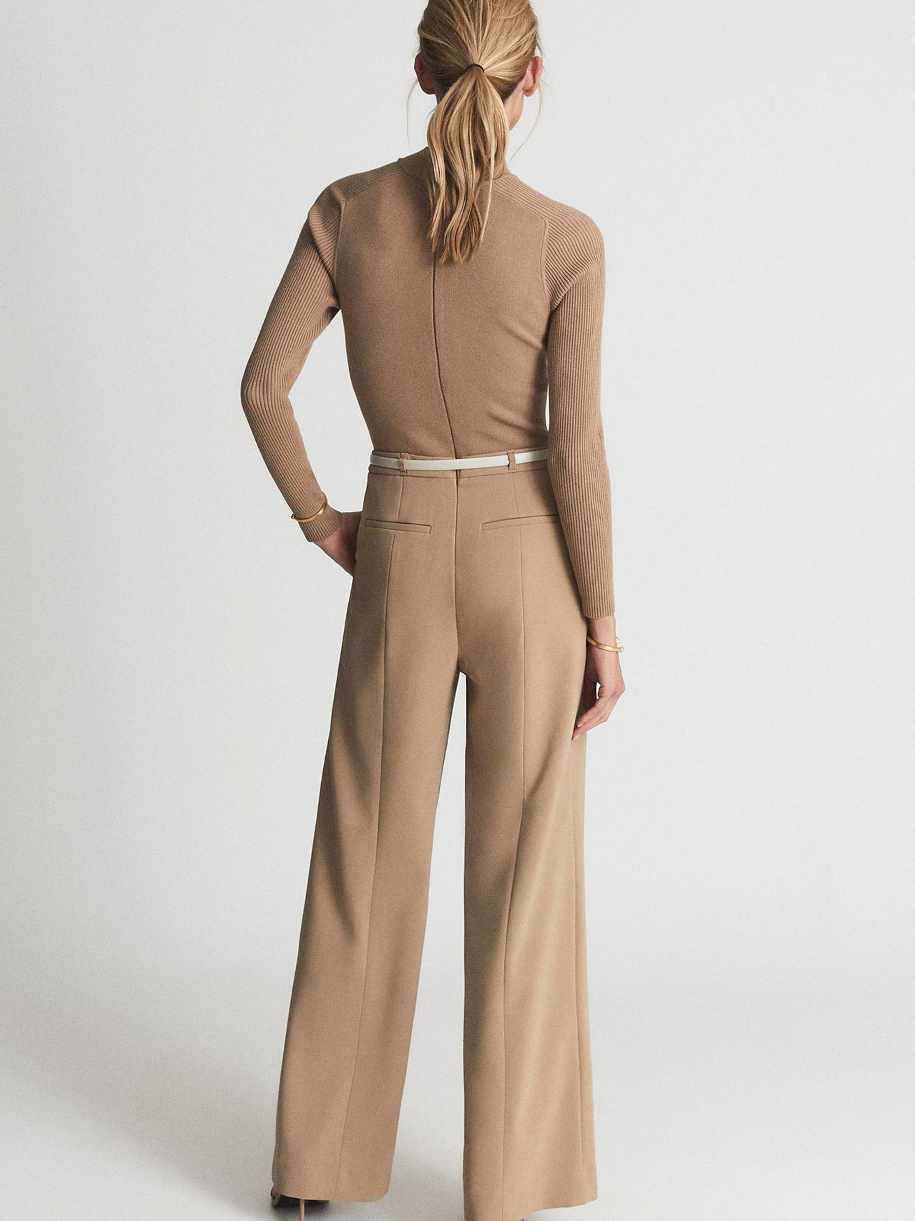 Hybrid Jumpsuit in Camel - Image 5 of 7