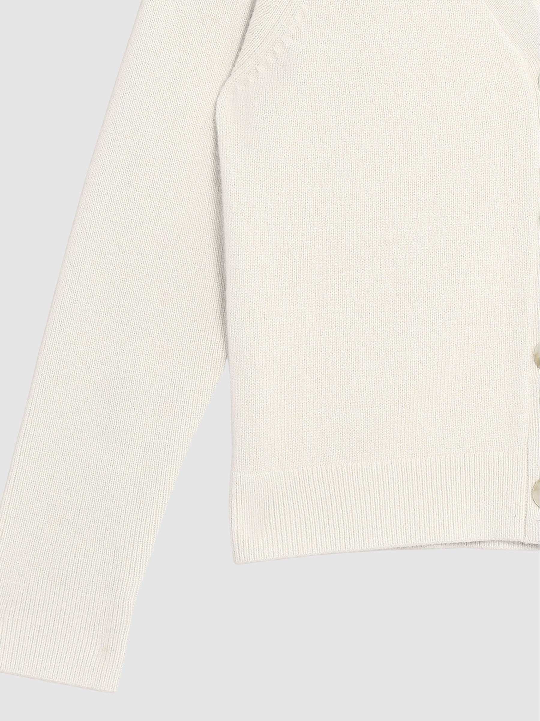Button Up Cardigan in White - Image 6 of 6