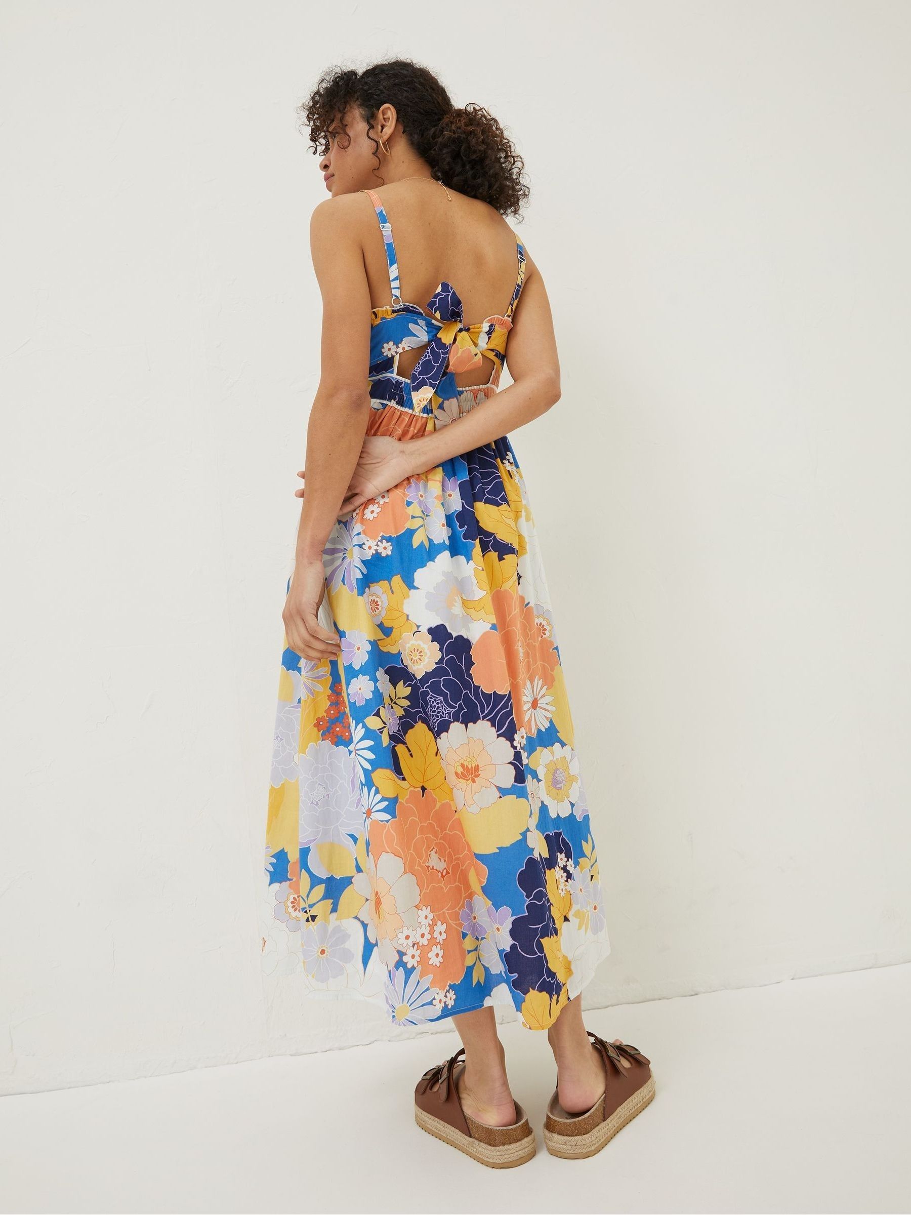 Blue Jayden Coastal Midi Dress - Image 2 of 6