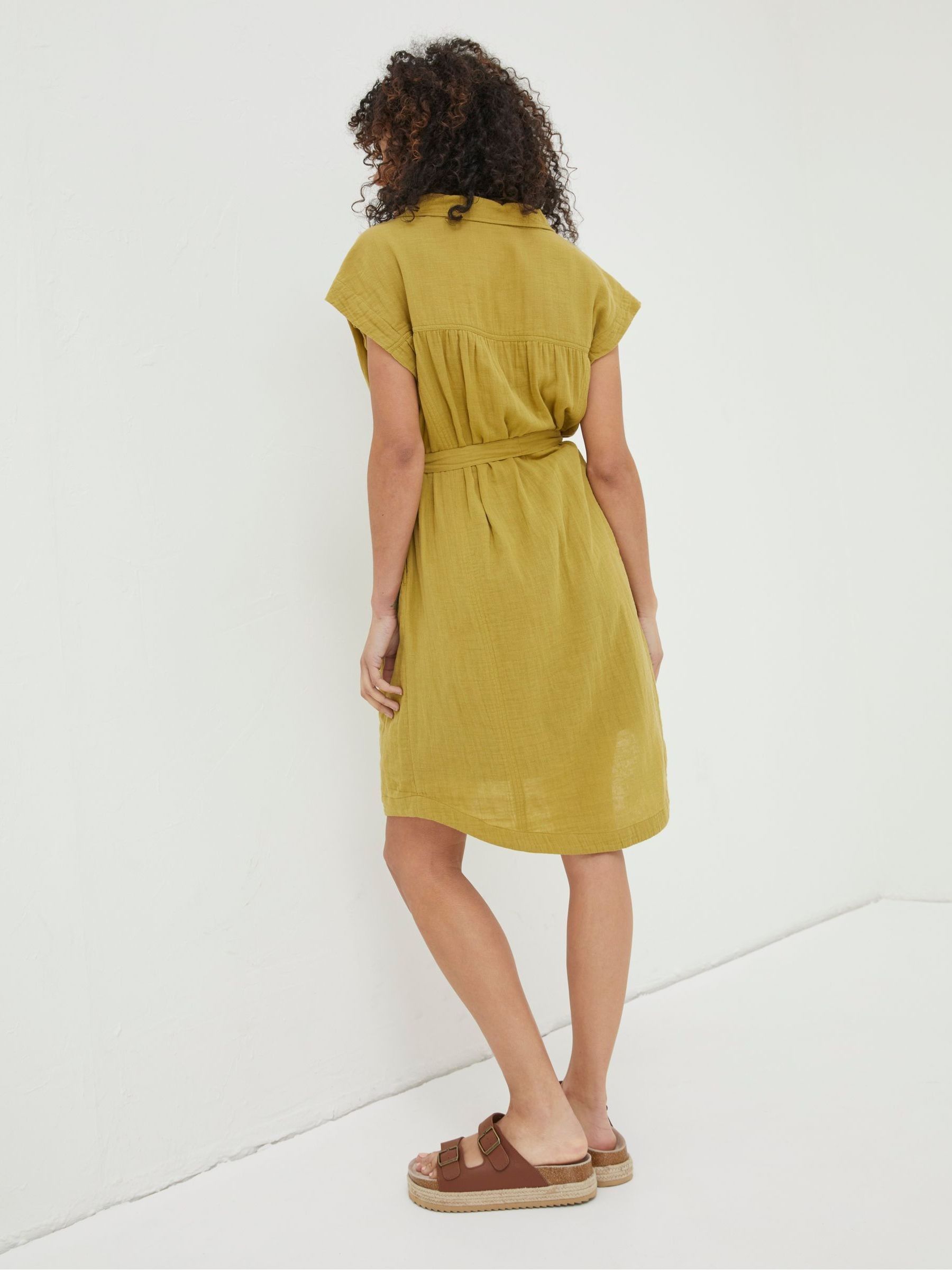 Green Finley Shirt Dress - Image 2 of 6