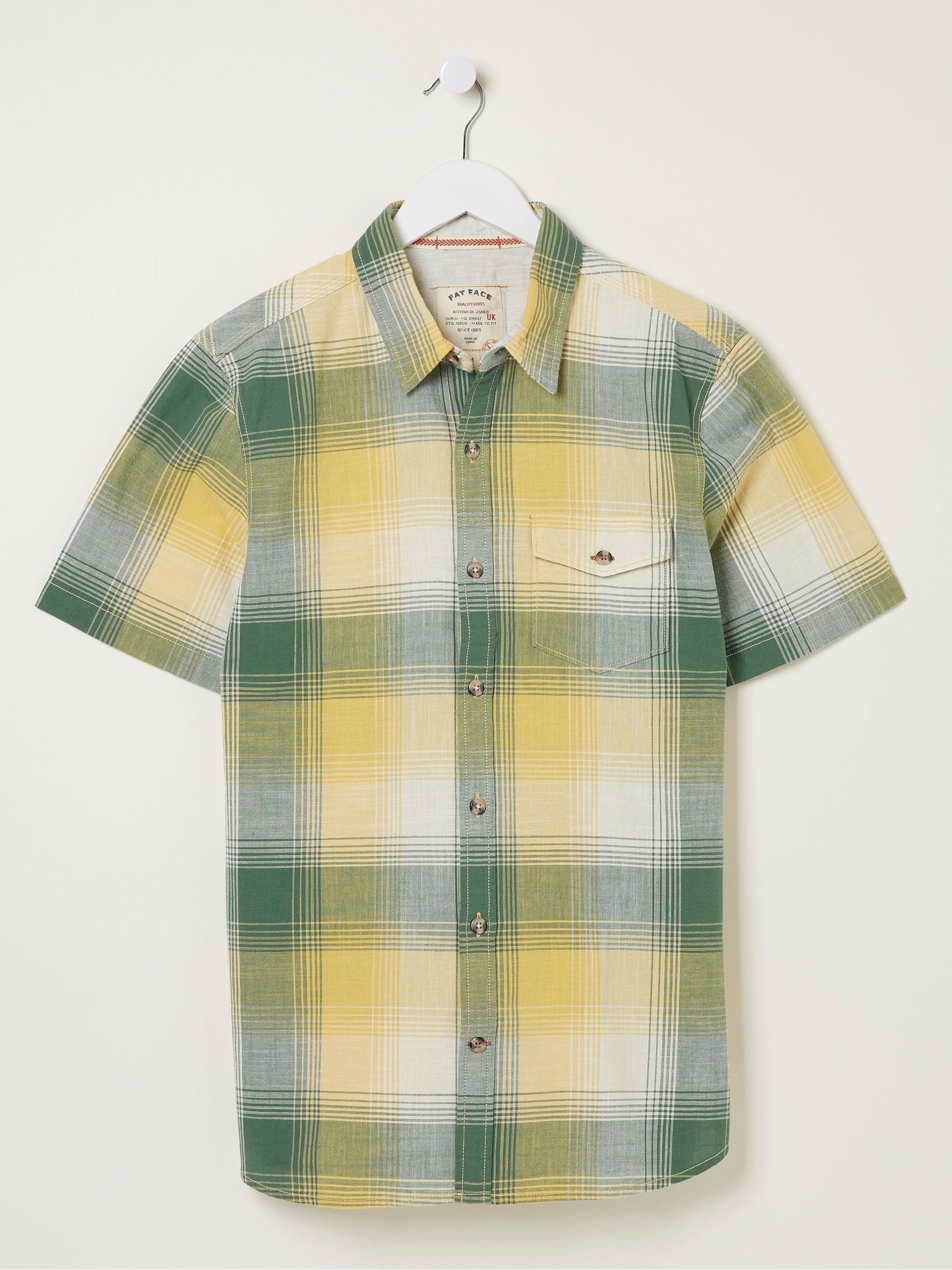 Green Ombre Check Shirt - Image 4 of 4
