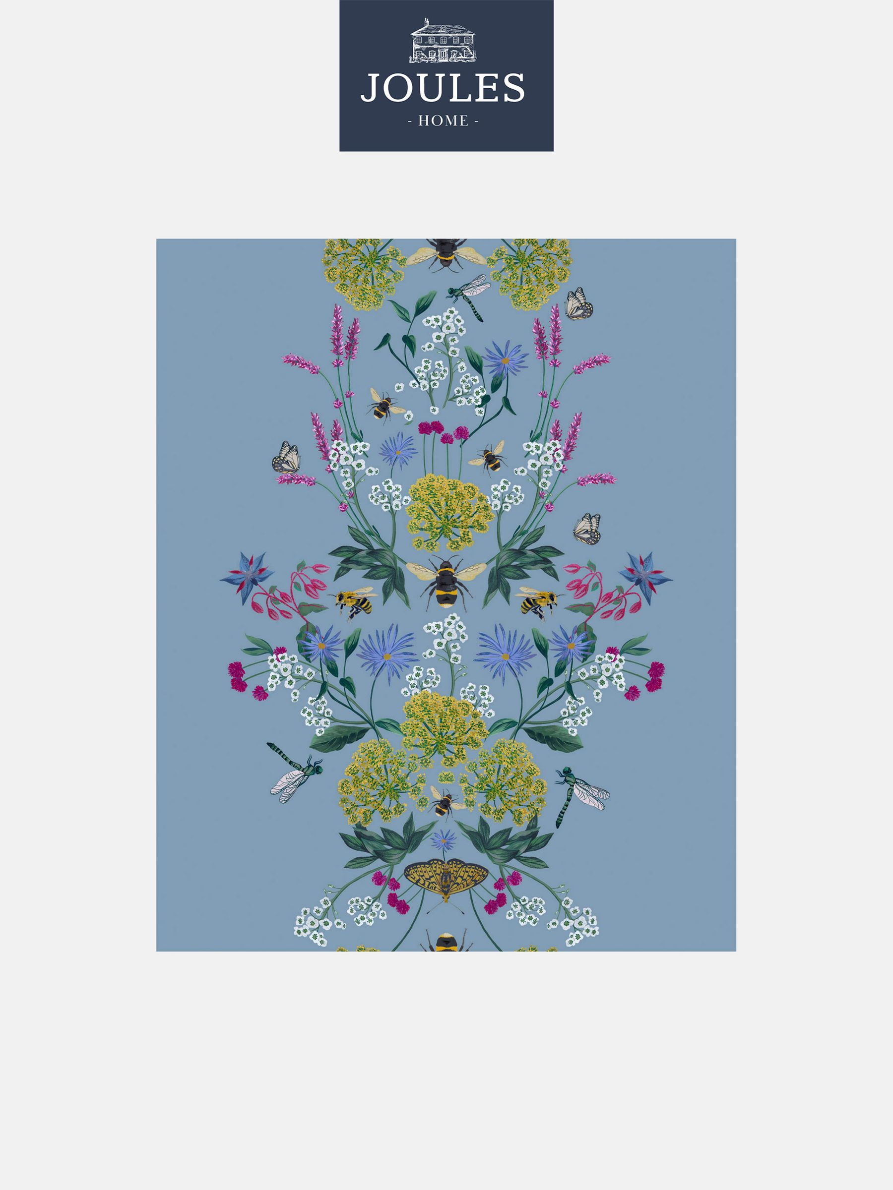 Haze Blue Perfect Pollinators 10M Wallpaper - Image 2 of 3