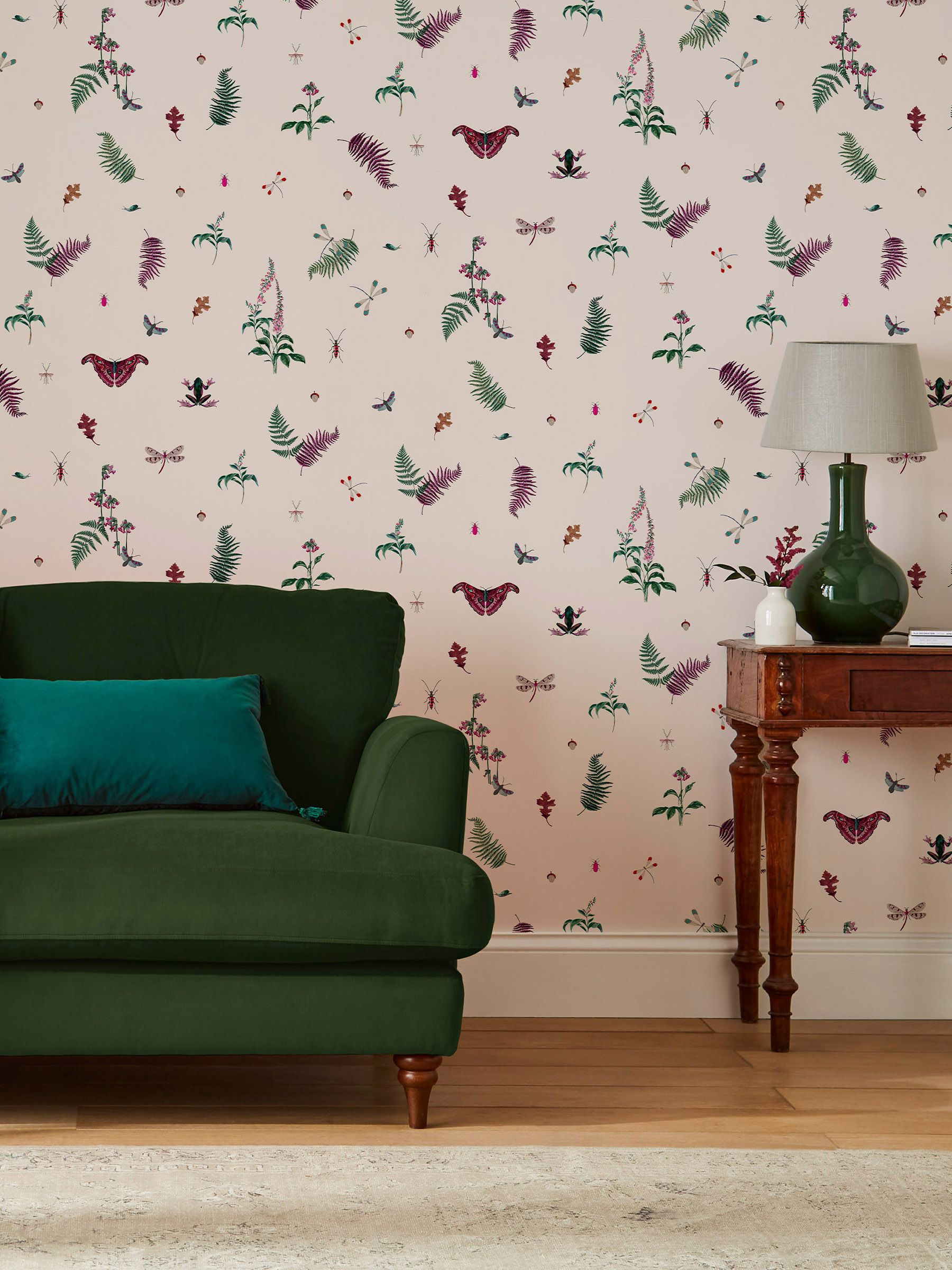 Blush Creme Midnight Beasts 10M Wallpaper - Image 1 of 3
