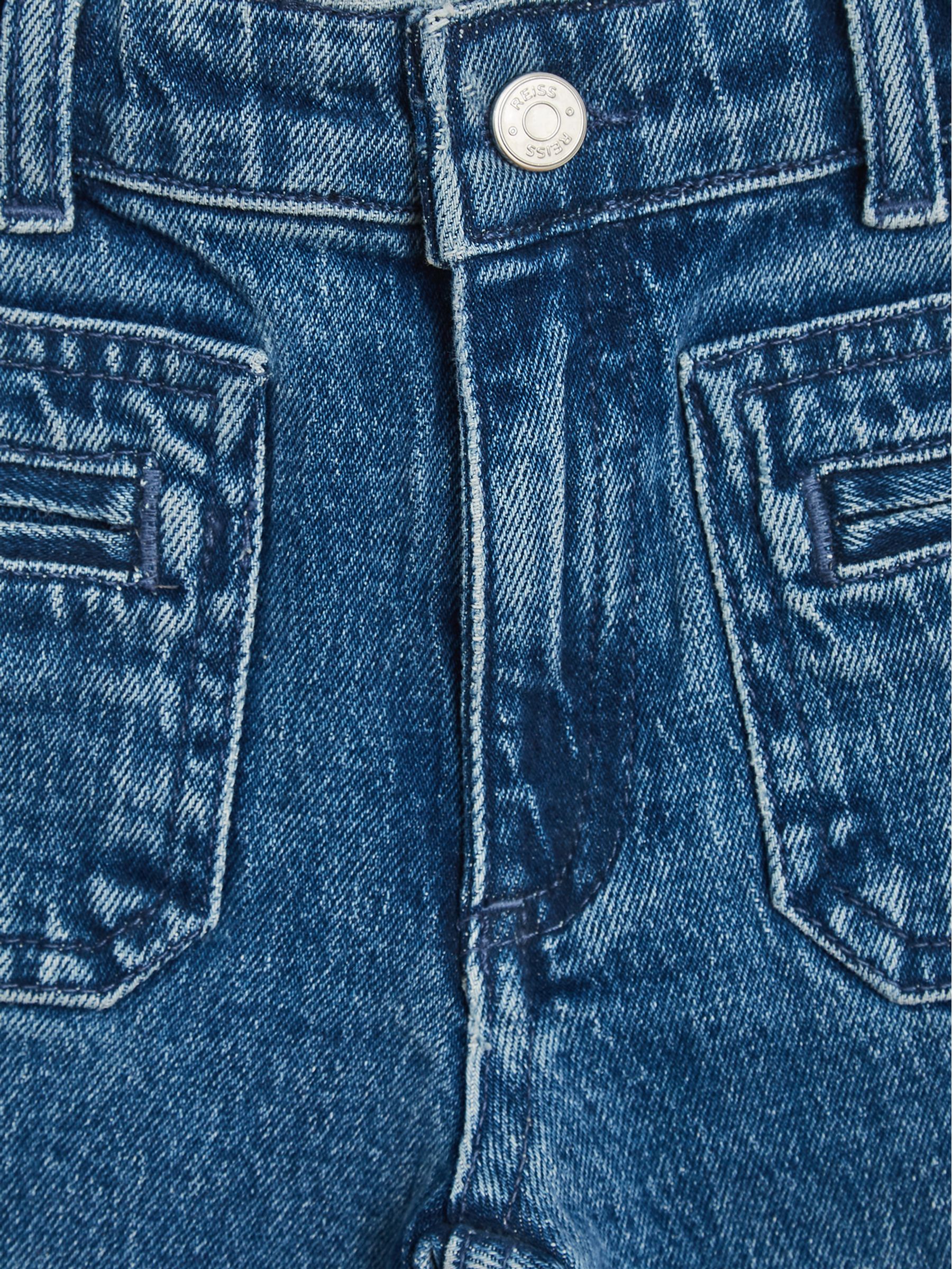 Flared Jeans in Mid Blue - Image 6 of 6