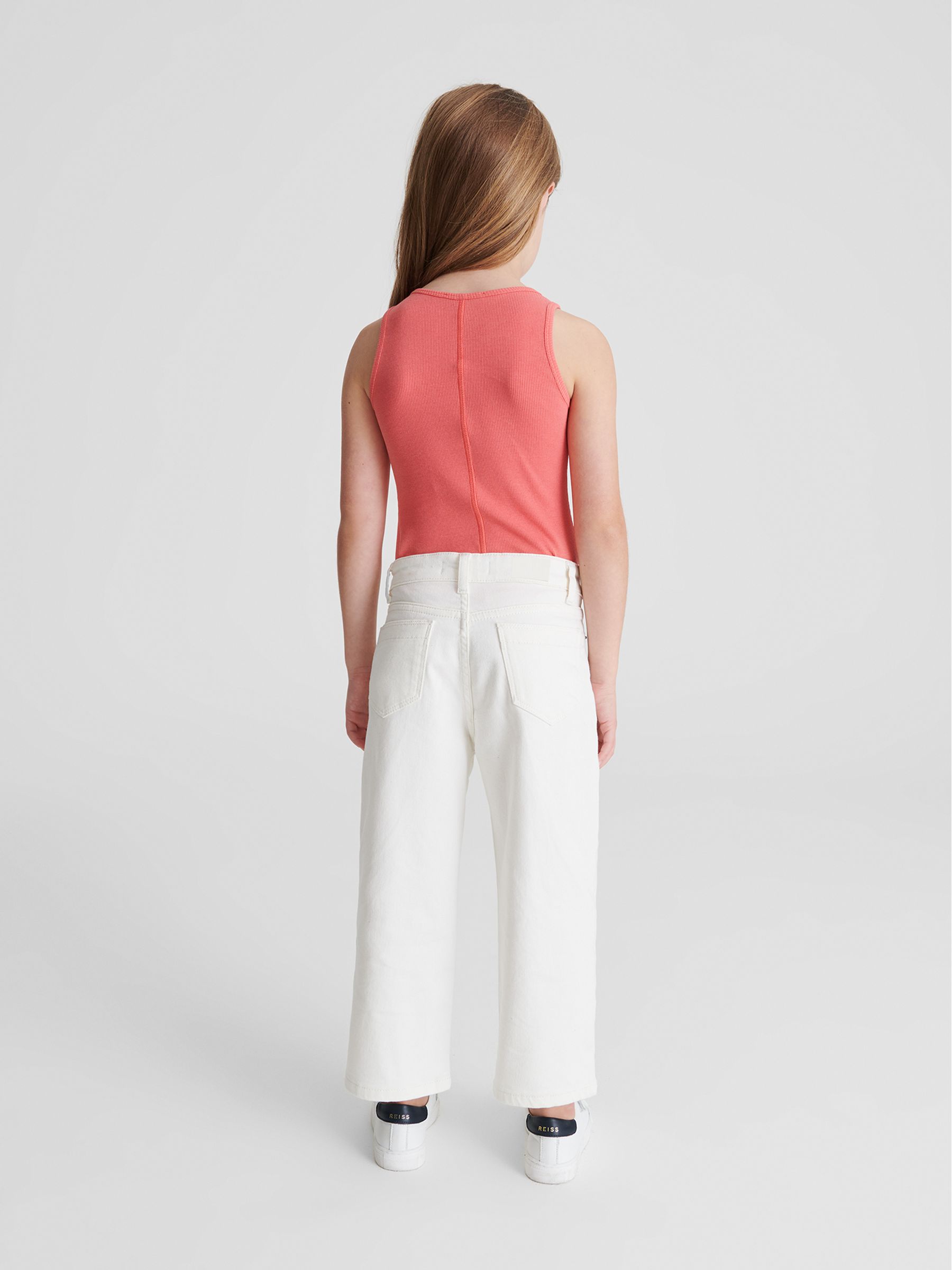 Trim Detail Vest in Coral - Image 5 of 6