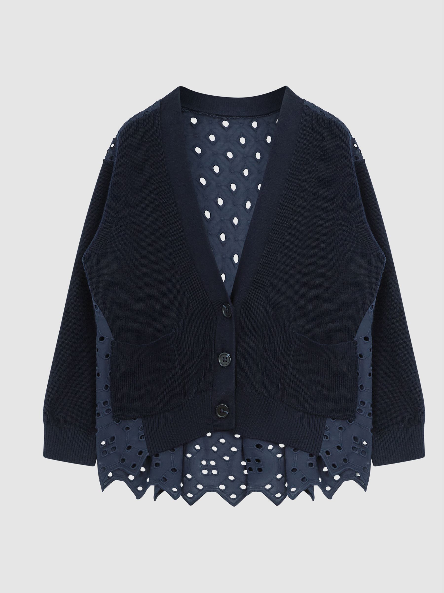 Hybrid Cardigan in Navy - Image 2 of 5