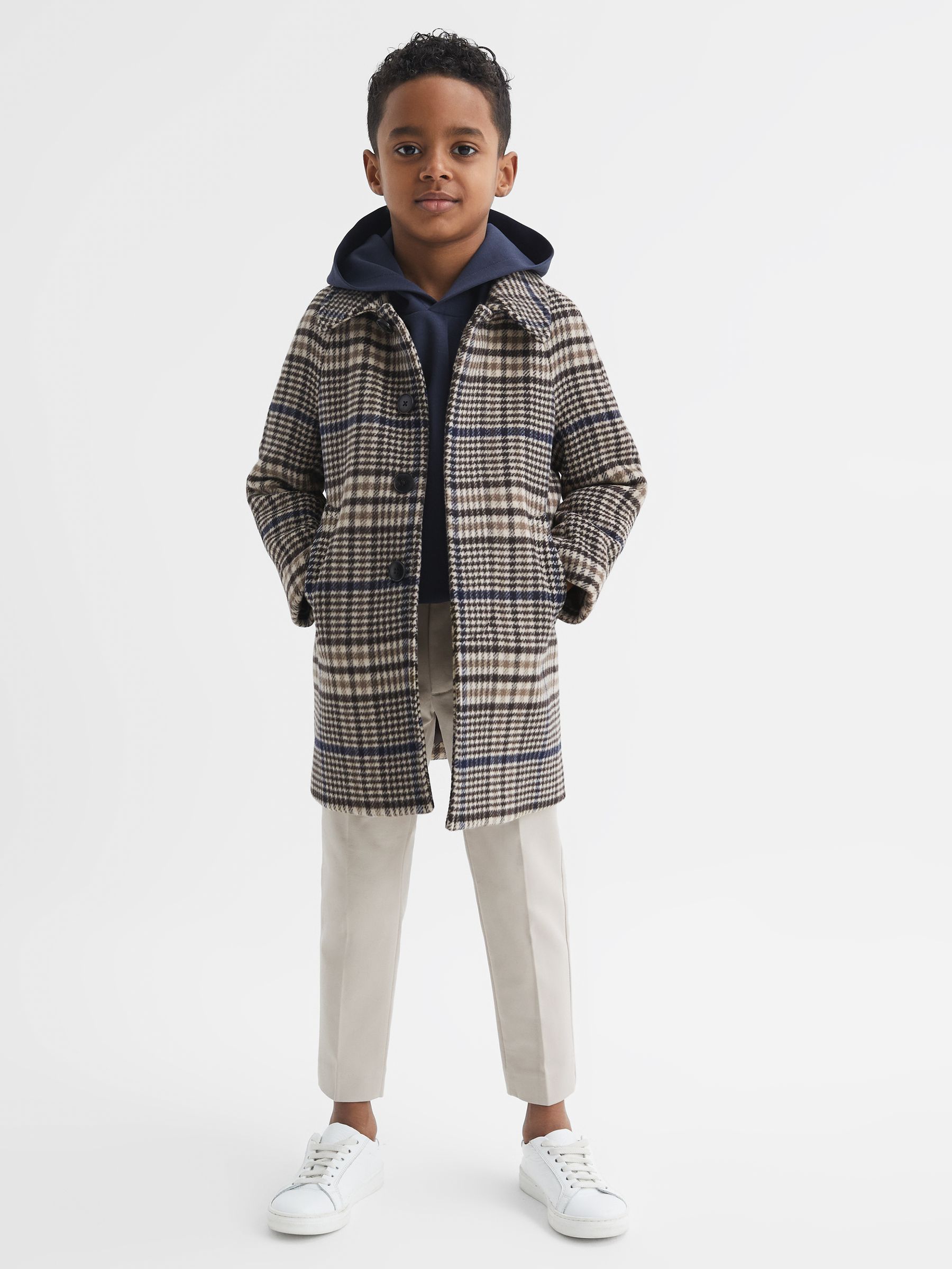 Junior Slim Fit Chinos in Stone - Image 3 of 8