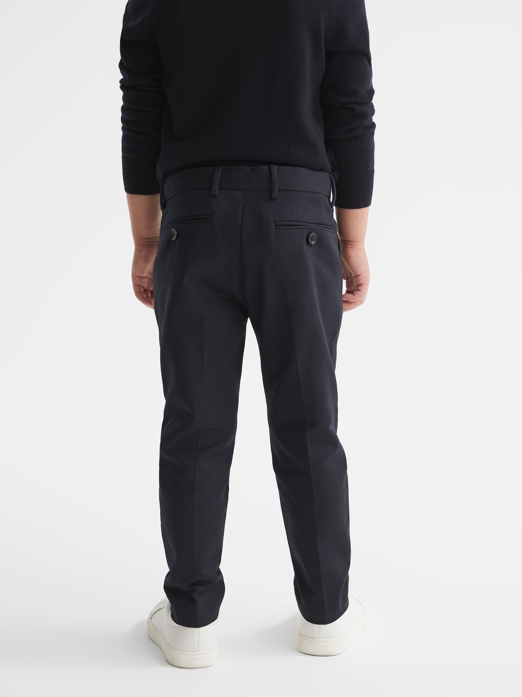 3-9 yrs Slim Fit Chinos in Navy - Image 5 of 6