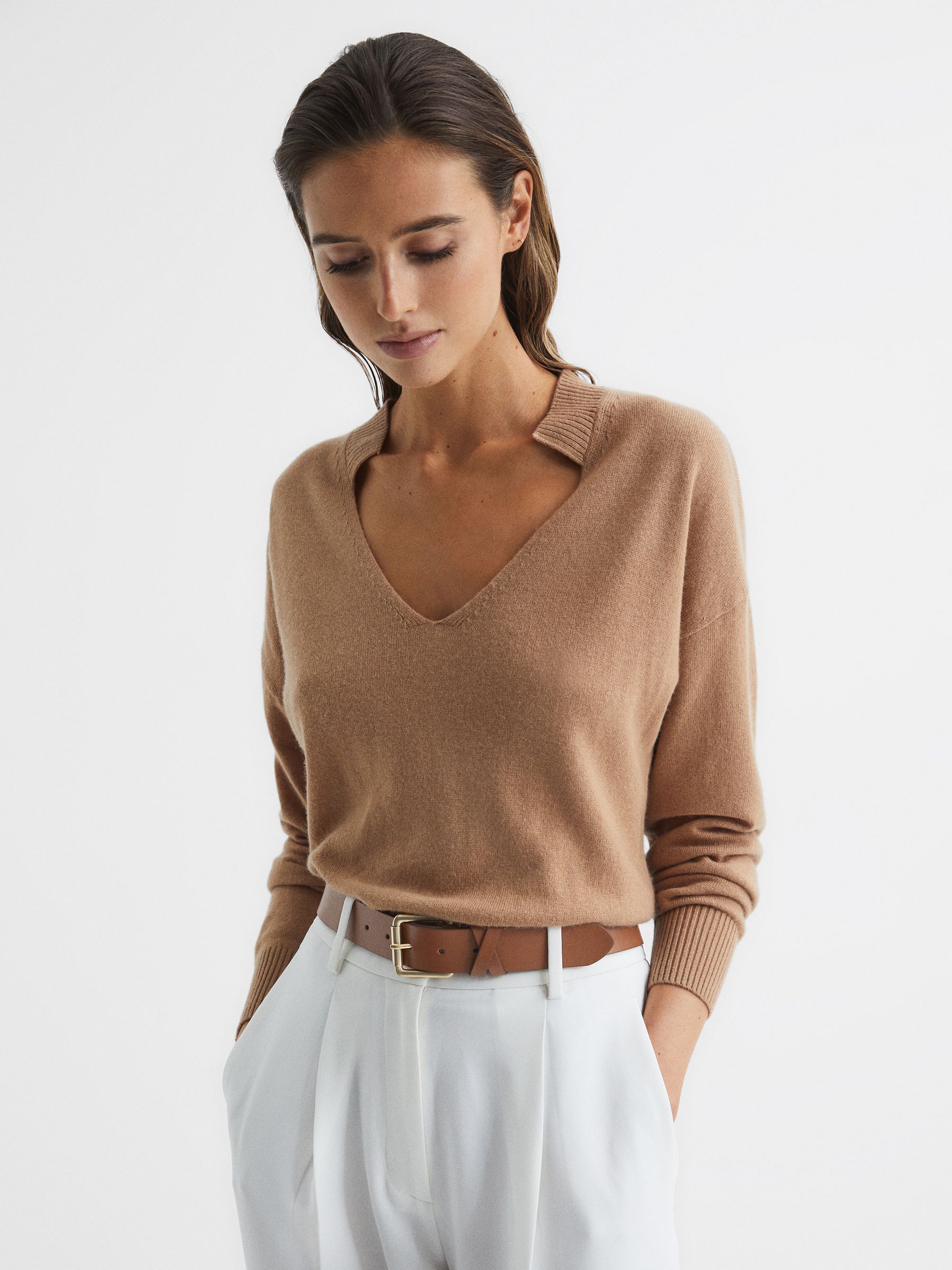 Leather Belt in Tan - Image 2 of 6 Leather Belt in Tan - Image 2 of 6