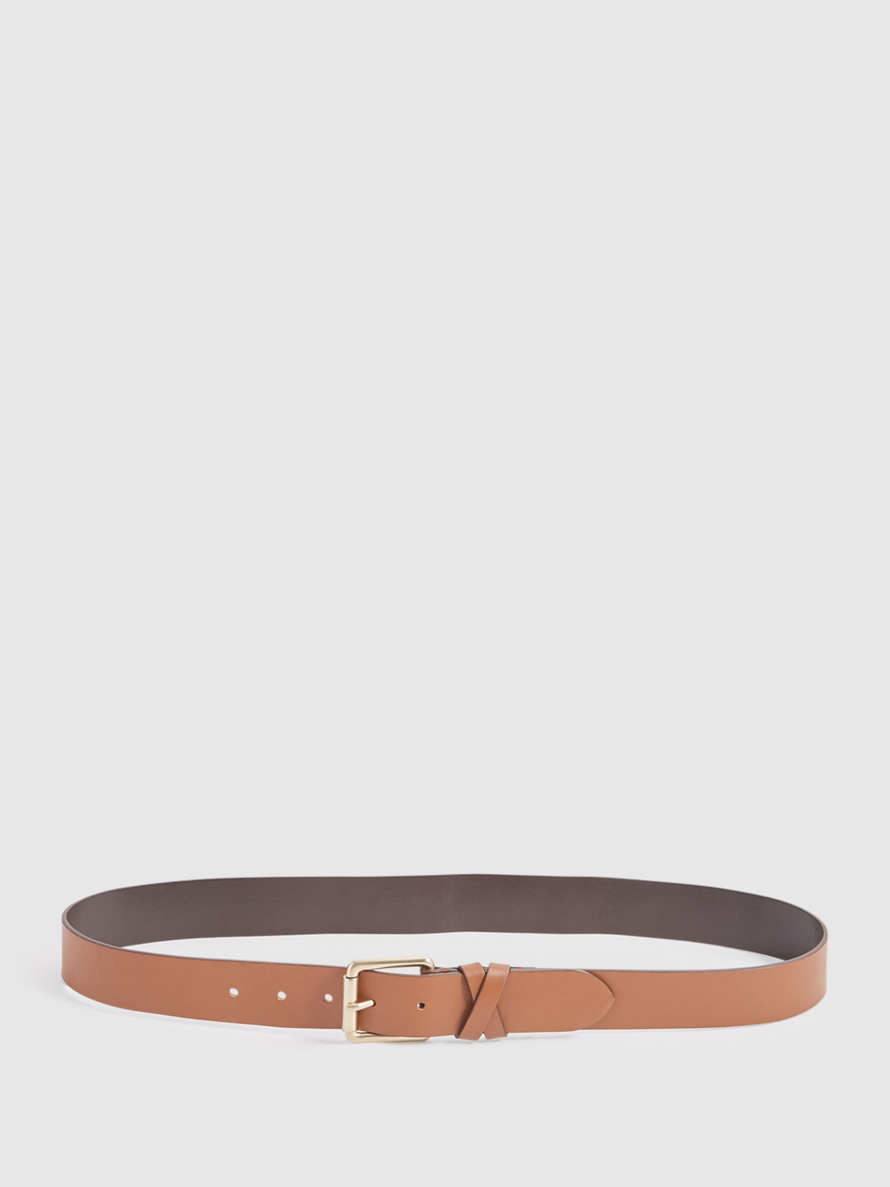 Leather Belt in Tan - Image 6 of 6