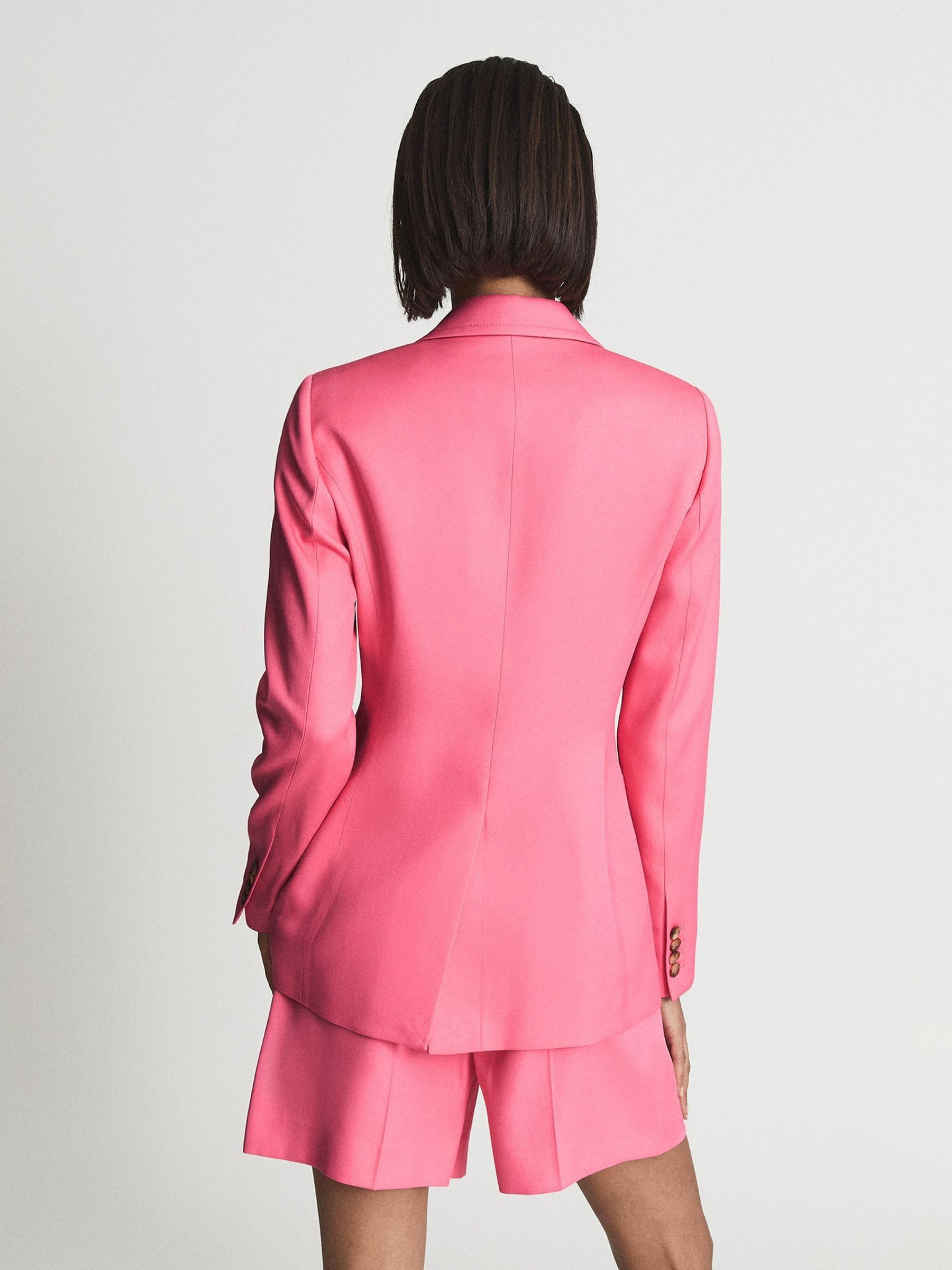 Petite Single Breasted Blazer in Pink - Image 5 of 6