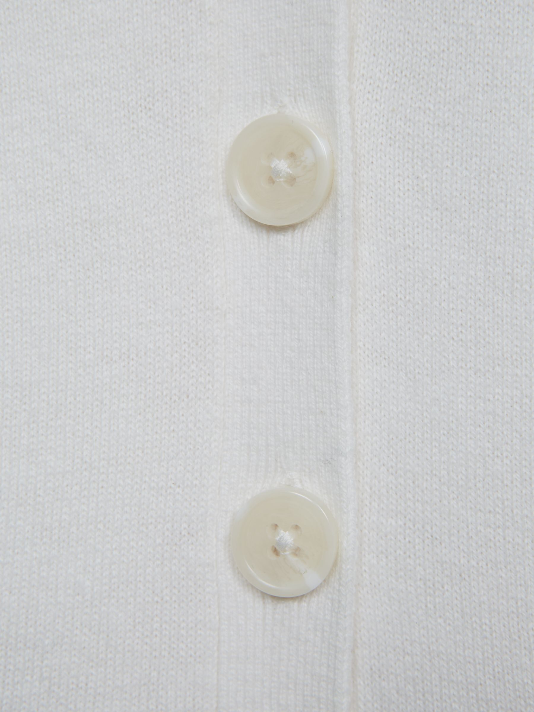 Cashmere Blend Cardigan in Ivory - Image 6 of 6