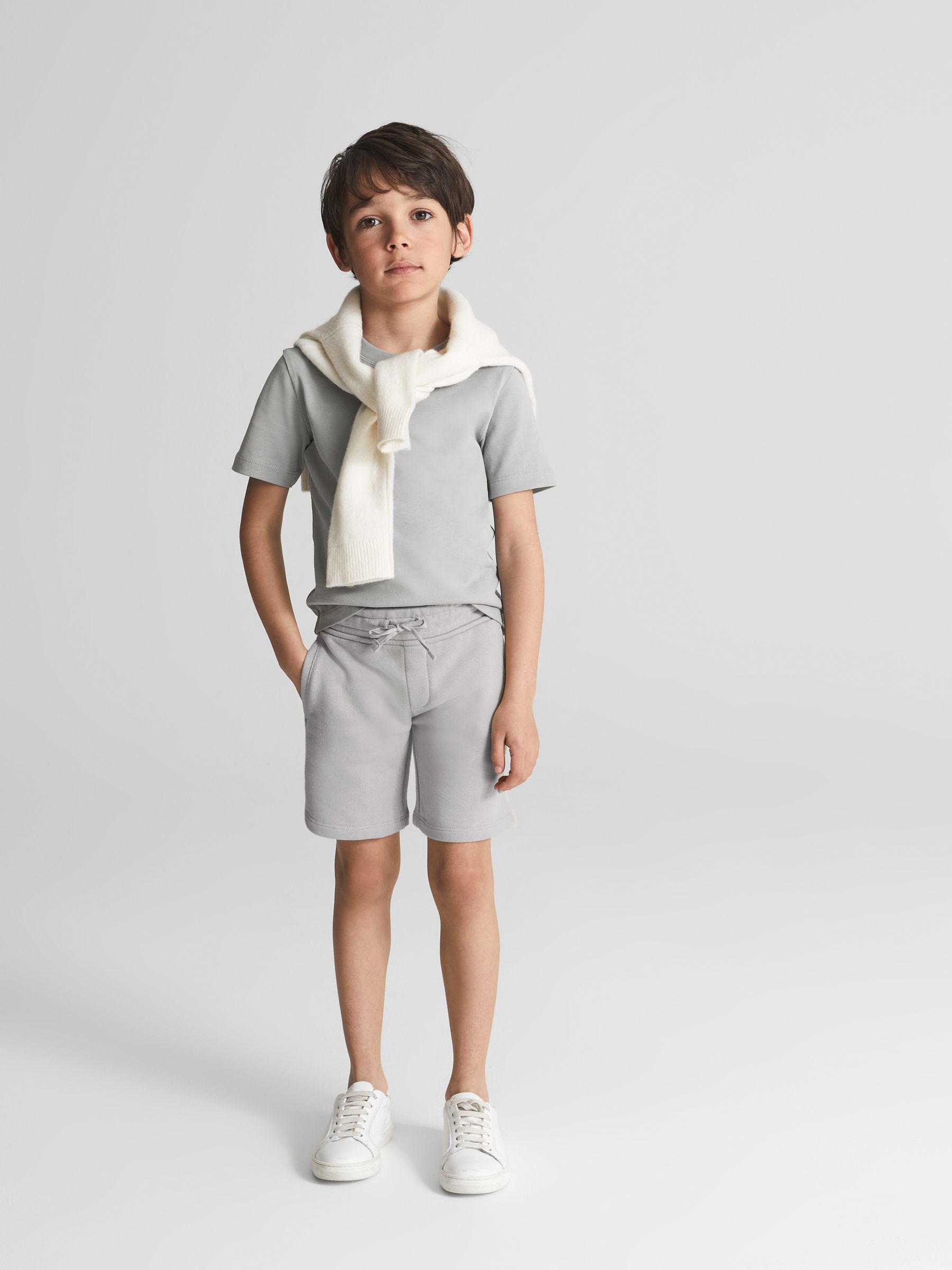Garment-dye Relaxed Fit T-shirt in Dusty Blue - Image 3 of 6