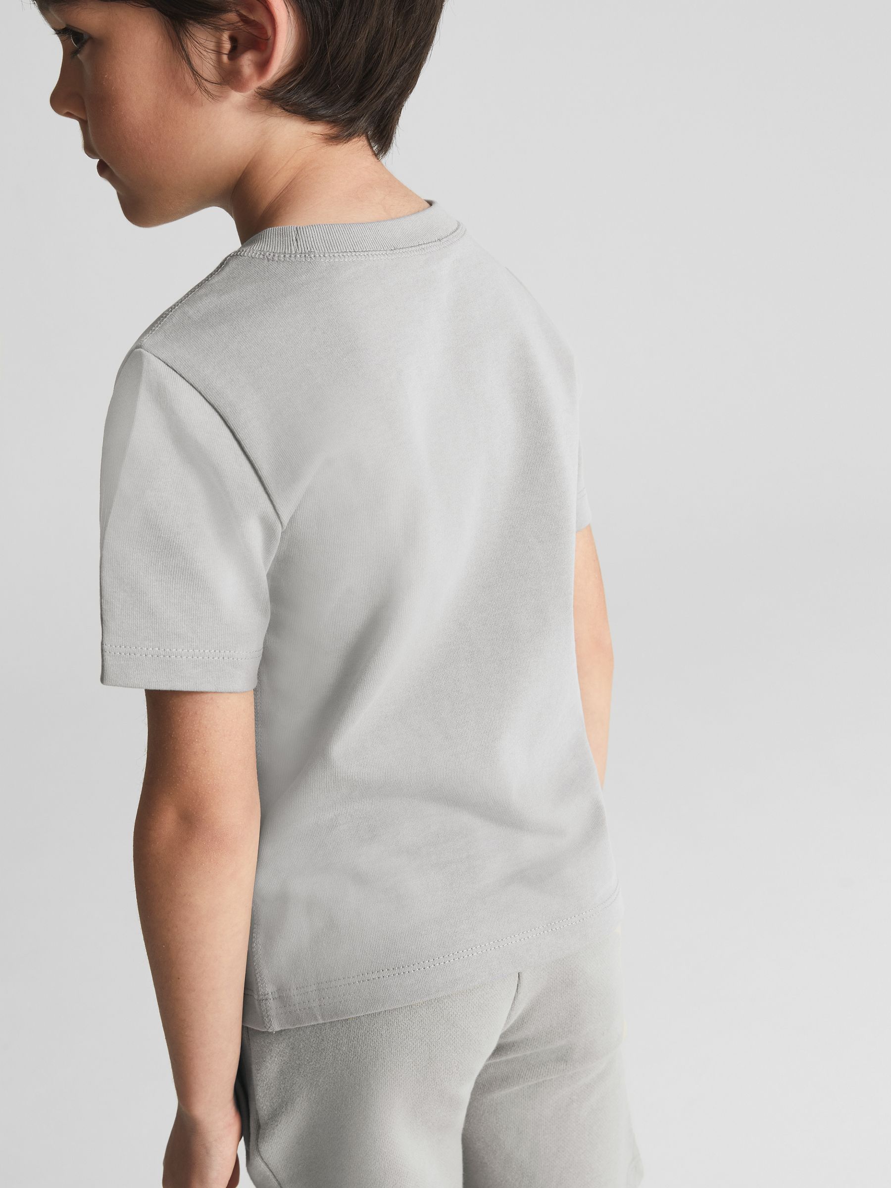Garment-dye Relaxed Fit T-shirt in Dusty Blue - Image 5 of 6