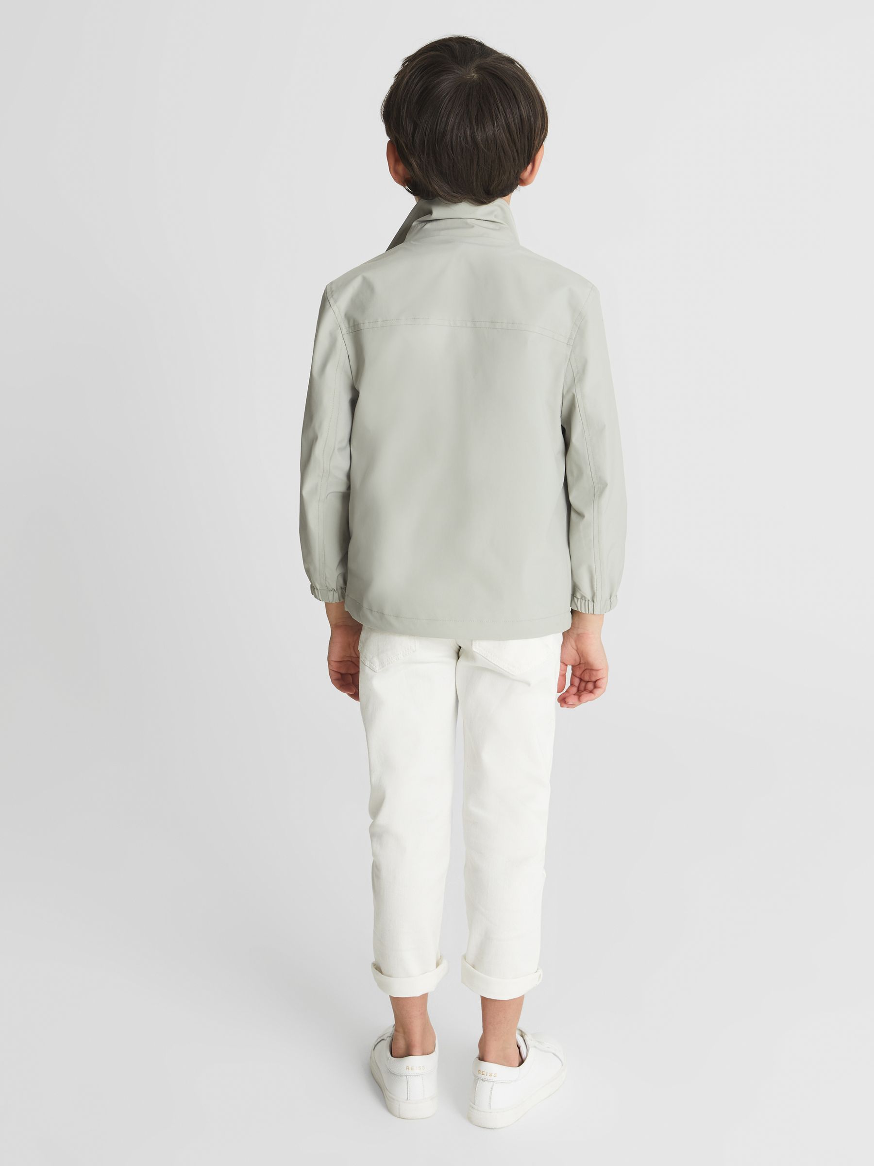 Harrington Jacket in Sage - Image 5 of 7