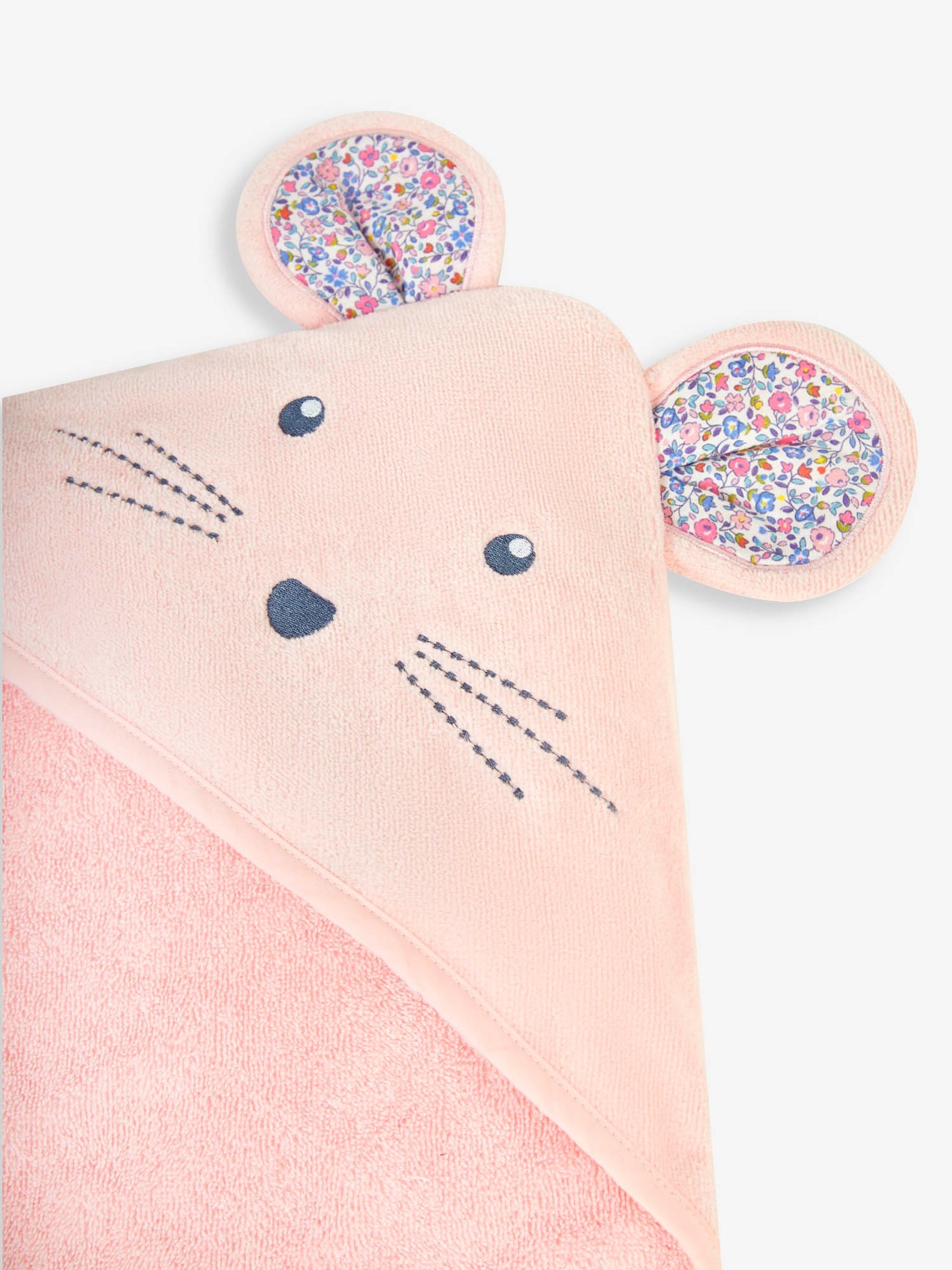 Pink Mouse Character Hooded Towel - Image 4 of 4