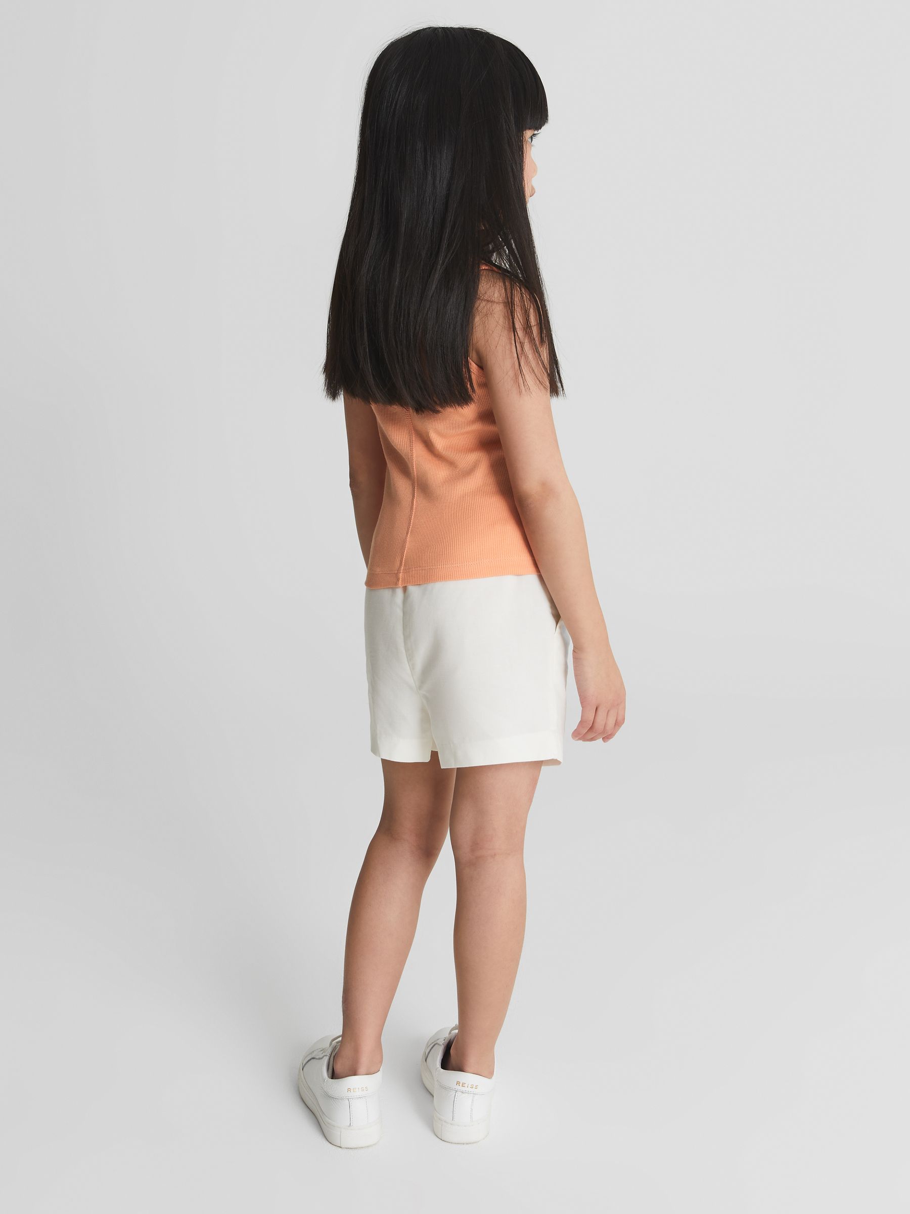 Trim Detail Vest in Apricot - Image 4 of 5