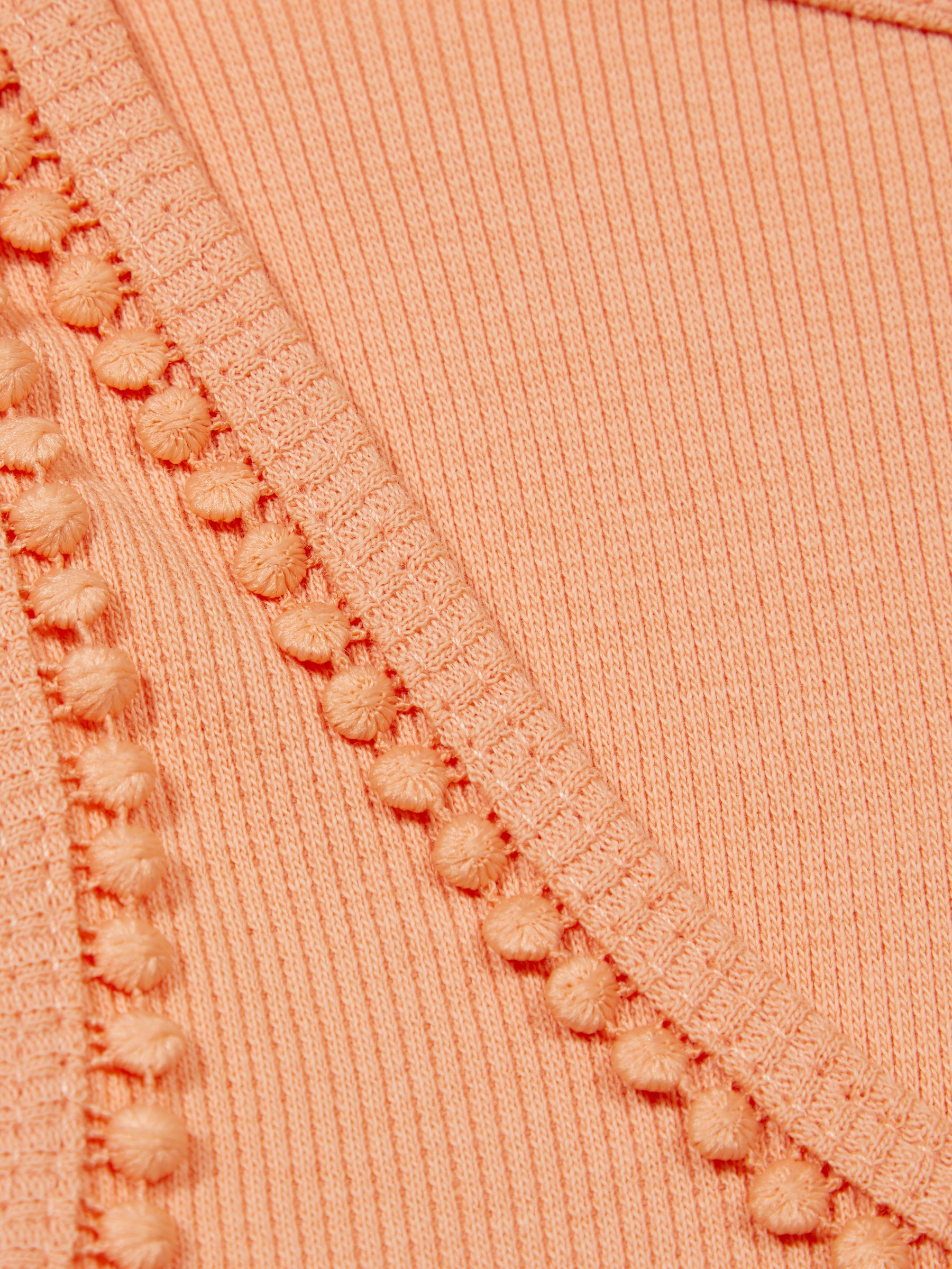 Trim Detail Vest in Apricot - Image 5 of 5