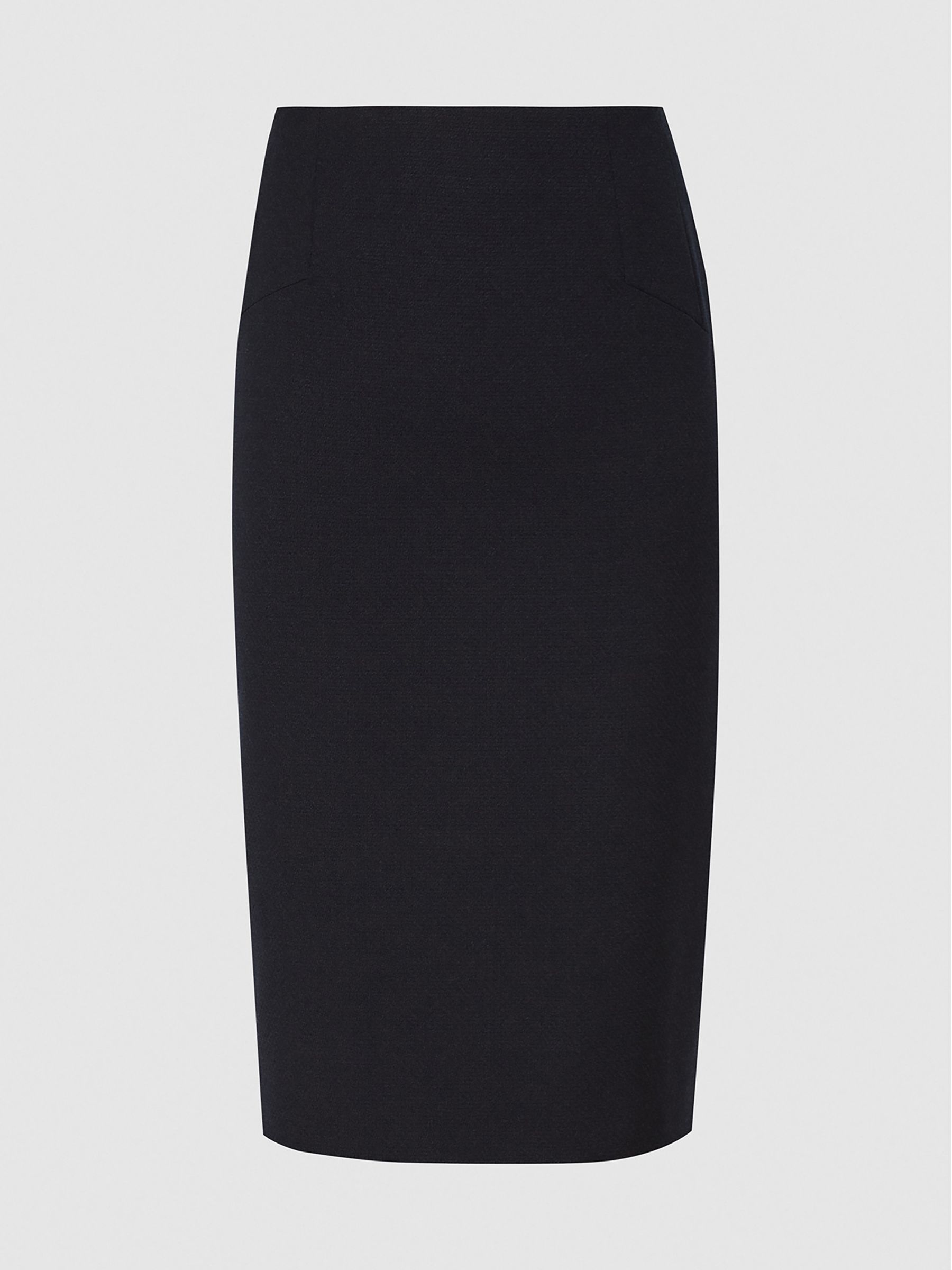 Pencil Skirt in Navy - Image 2 of 5