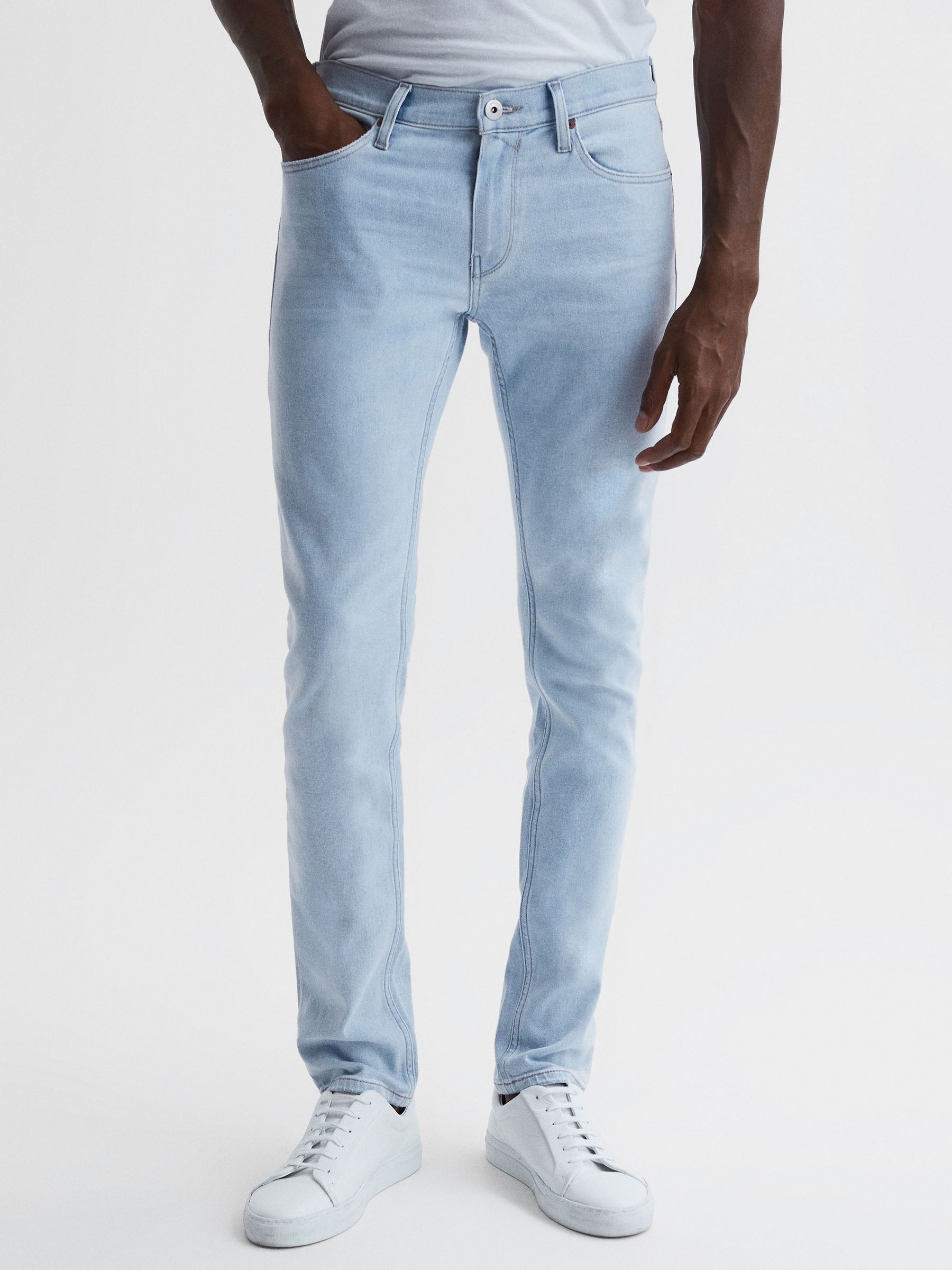 Paige High Stretch Super Skinny Jeans in Bobby - Image 1 of 6 Paige High Stretch Super Skinny Jeans in Bobby - Image 1 of 6