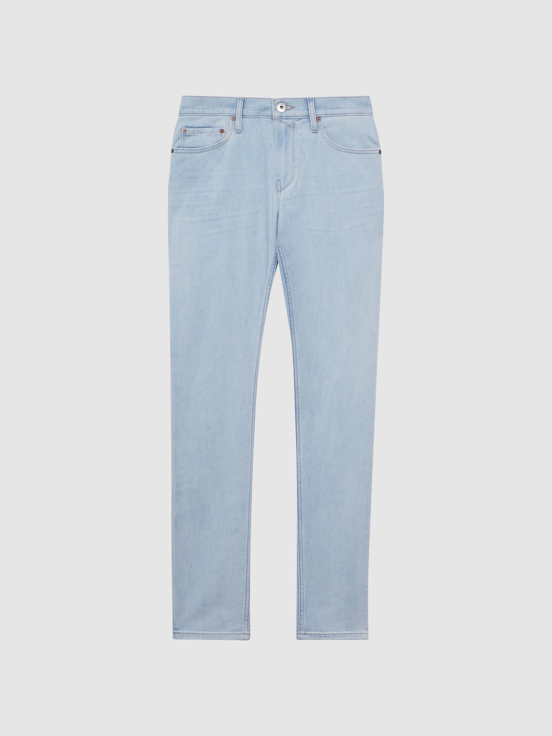 Paige High Stretch Super Skinny Jeans in Bobby - Image 2 of 6