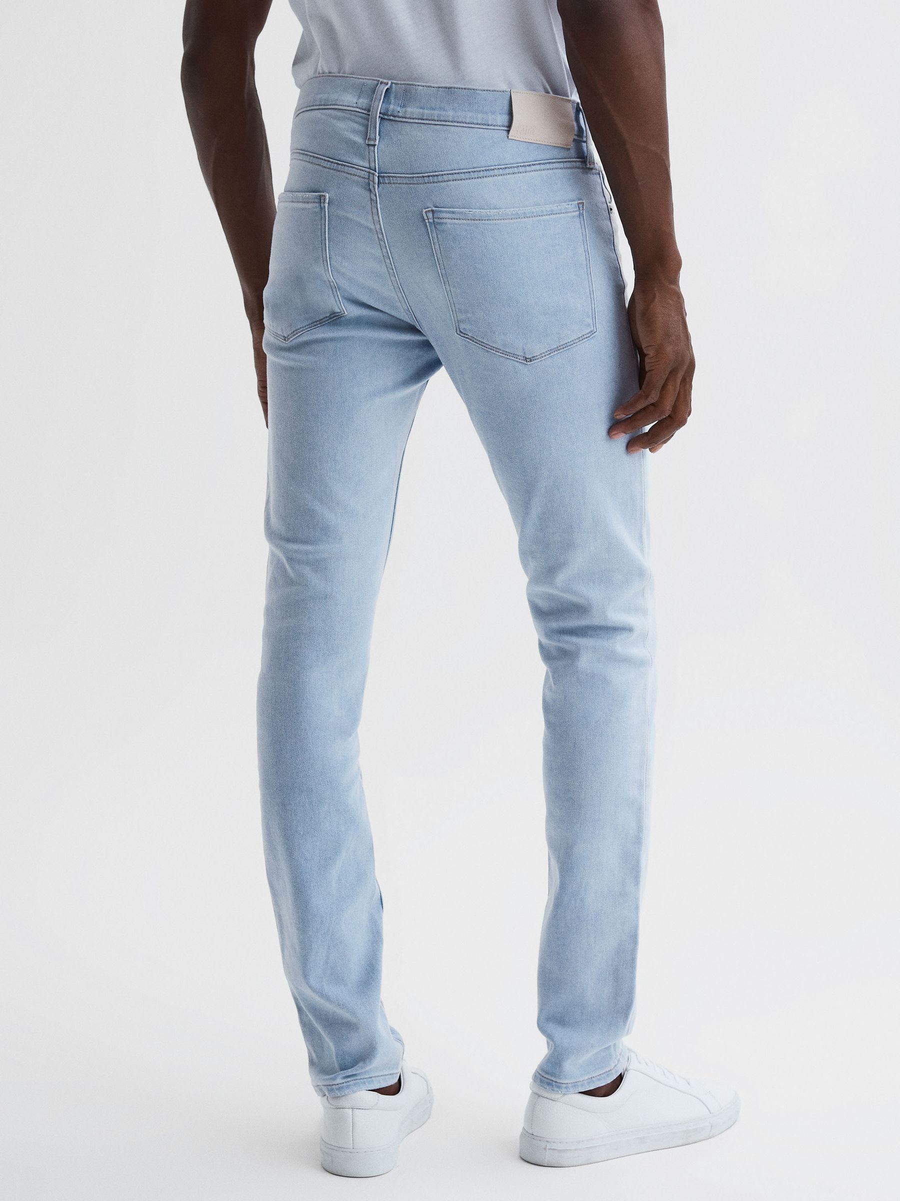 Paige High Stretch Super Skinny Jeans in Bobby - Image 5 of 6