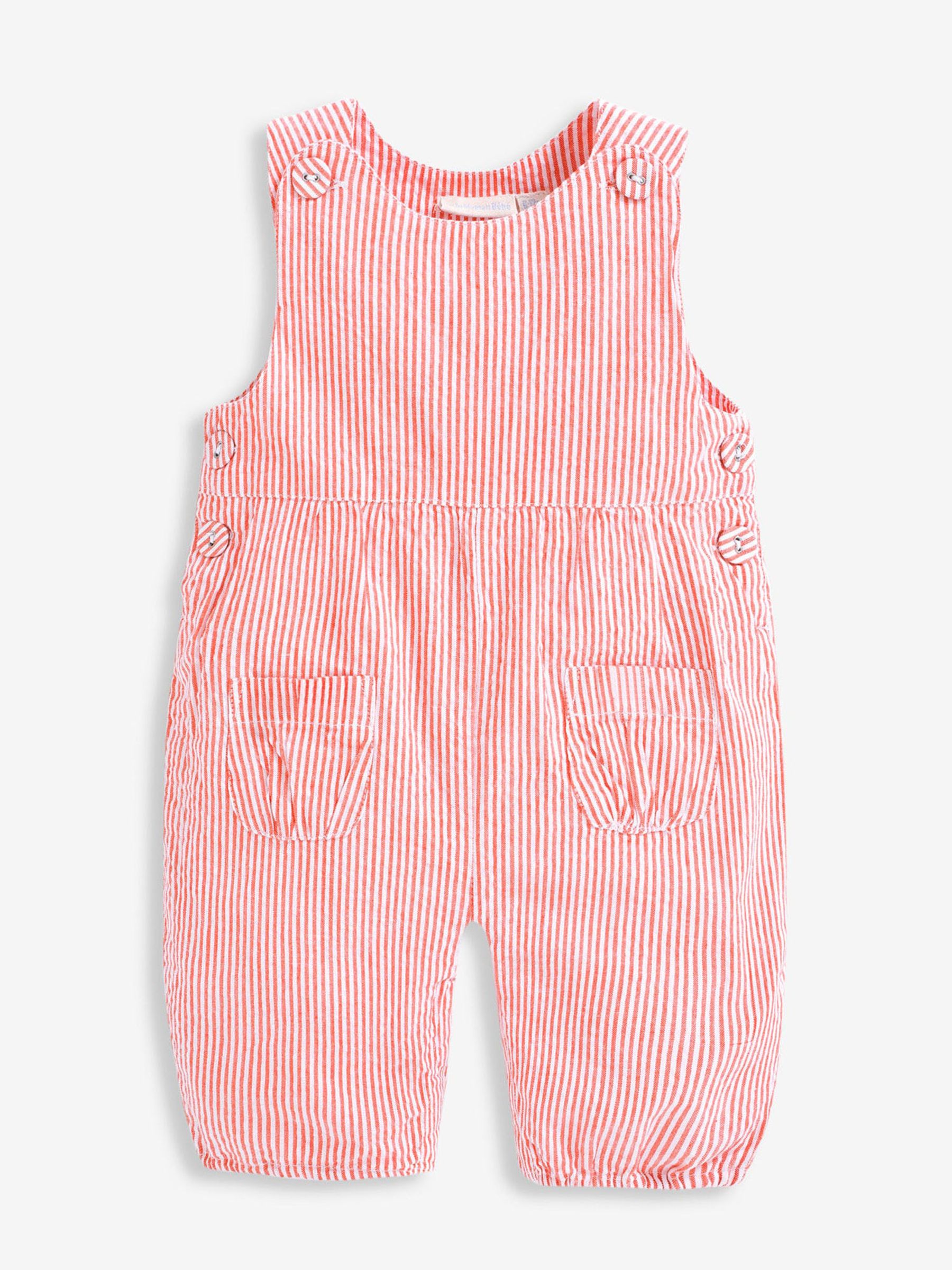 Strawberry Classic Plain Seersucker Dungarees - Image 1 of 1