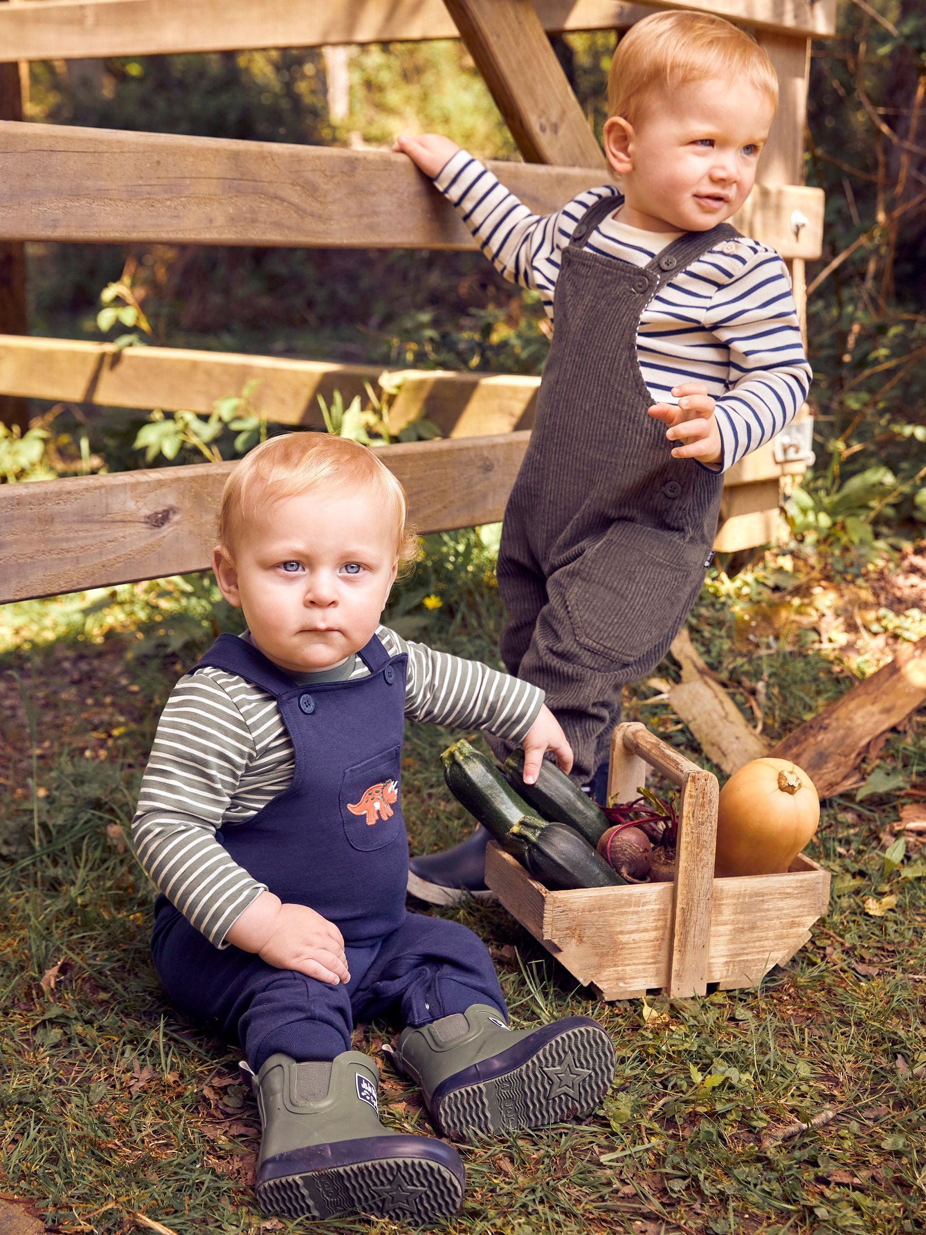 Khaki Green Cord Dungarees - Image 2 of 7