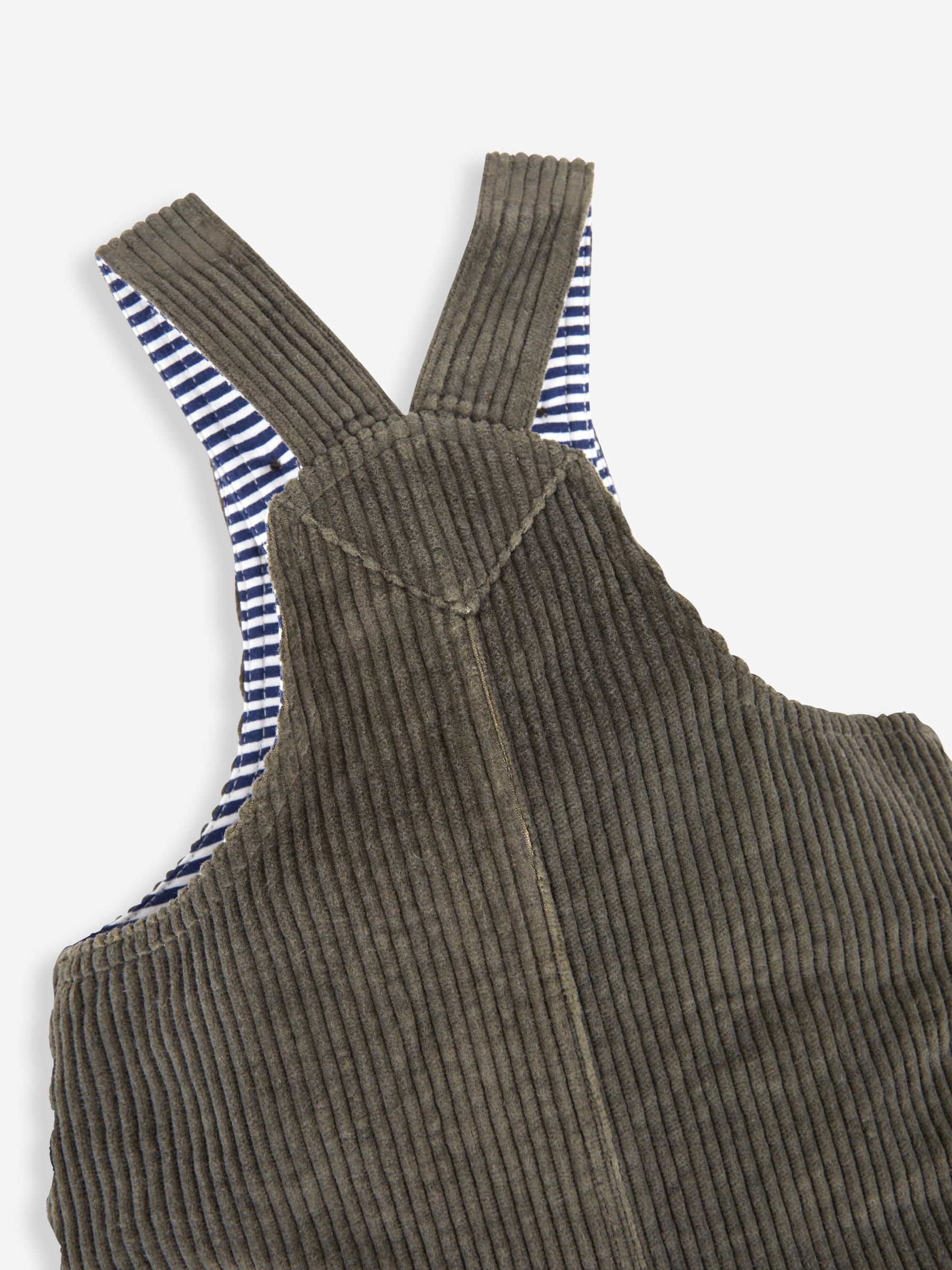 Khaki Green Cord Dungarees - Image 7 of 7