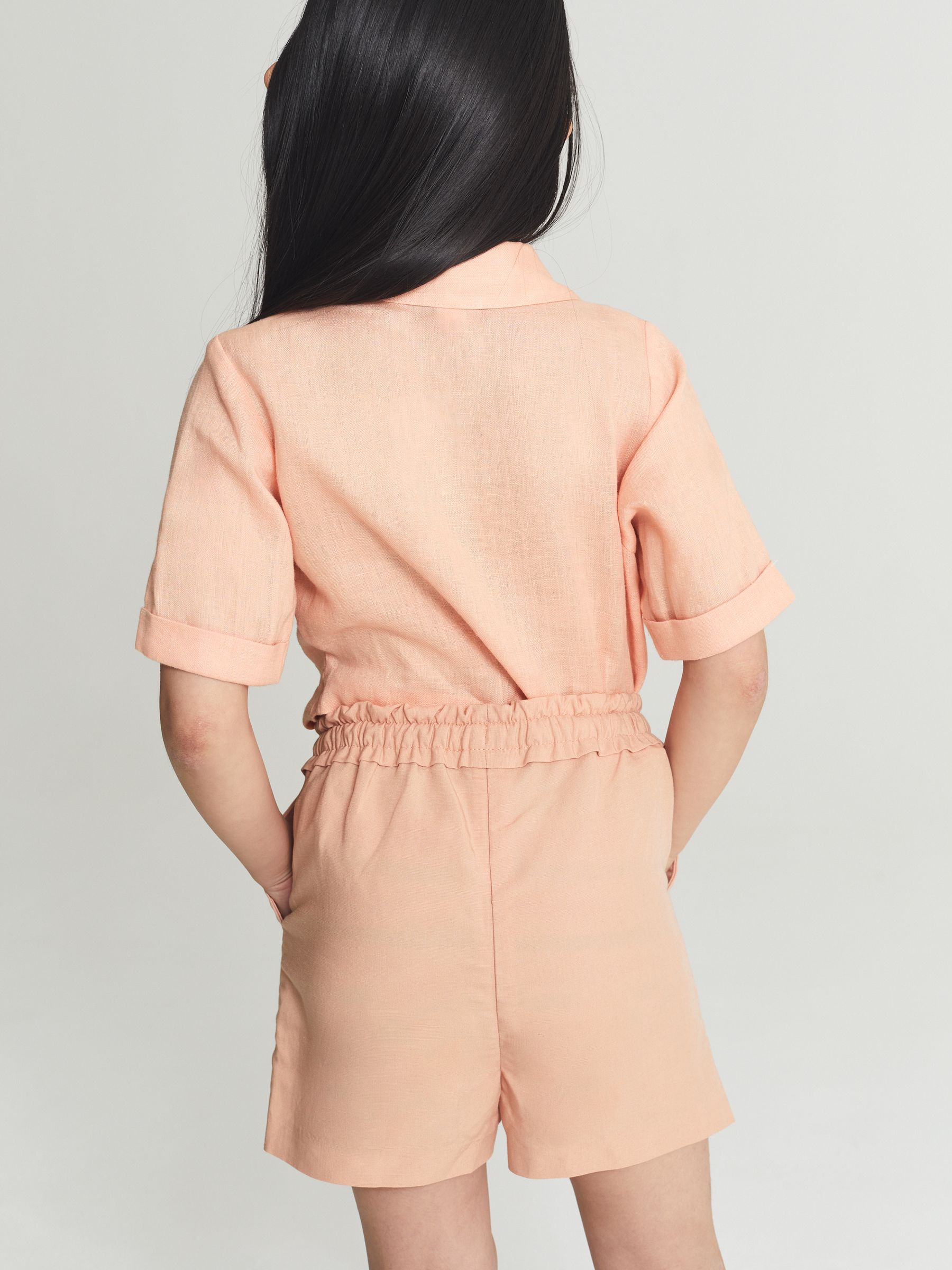 Linen Shorts in Pink - Image 5 of 7