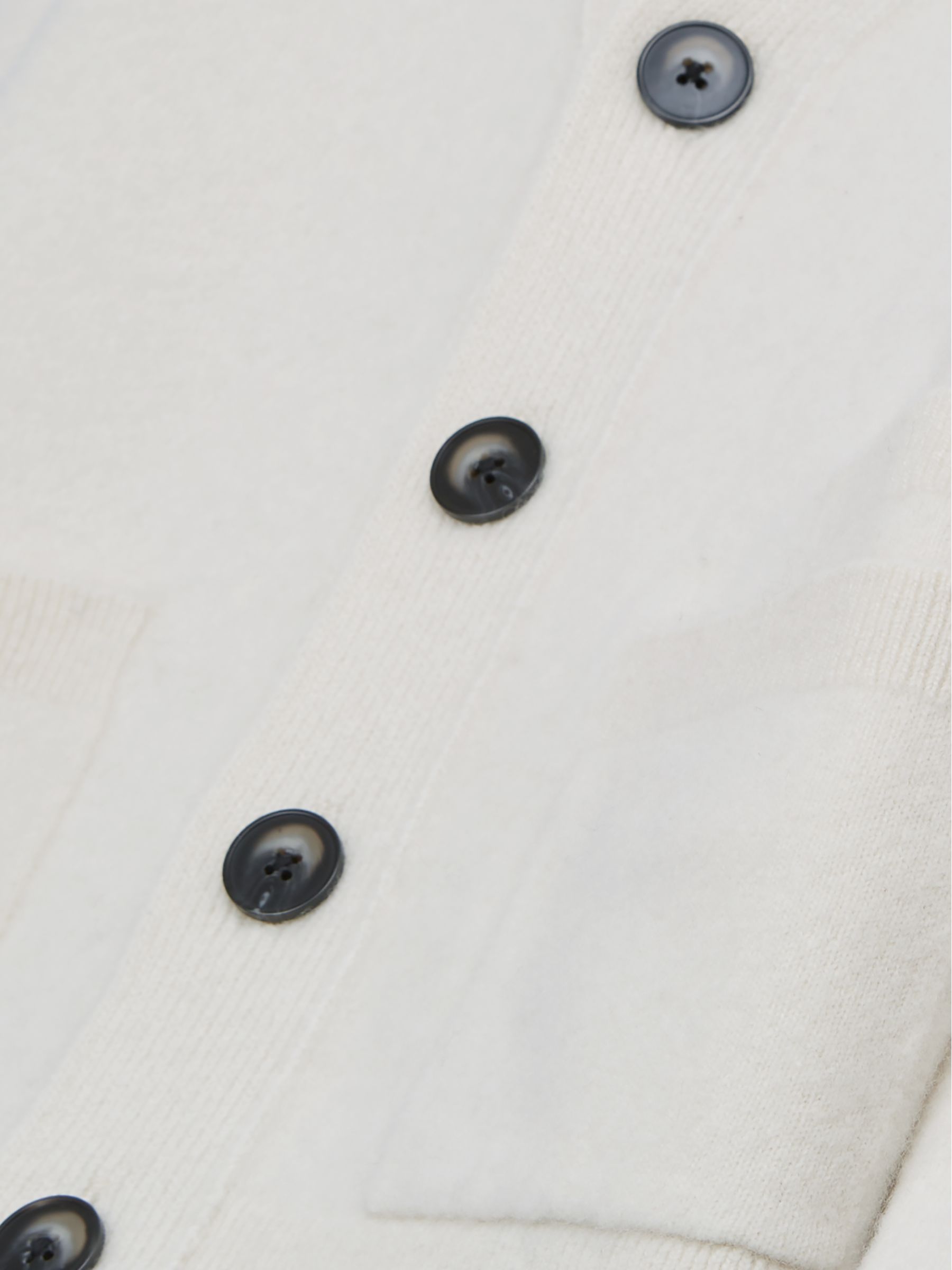 Senior Wool Blend Cardigan in Ecru - Image 7 of 7