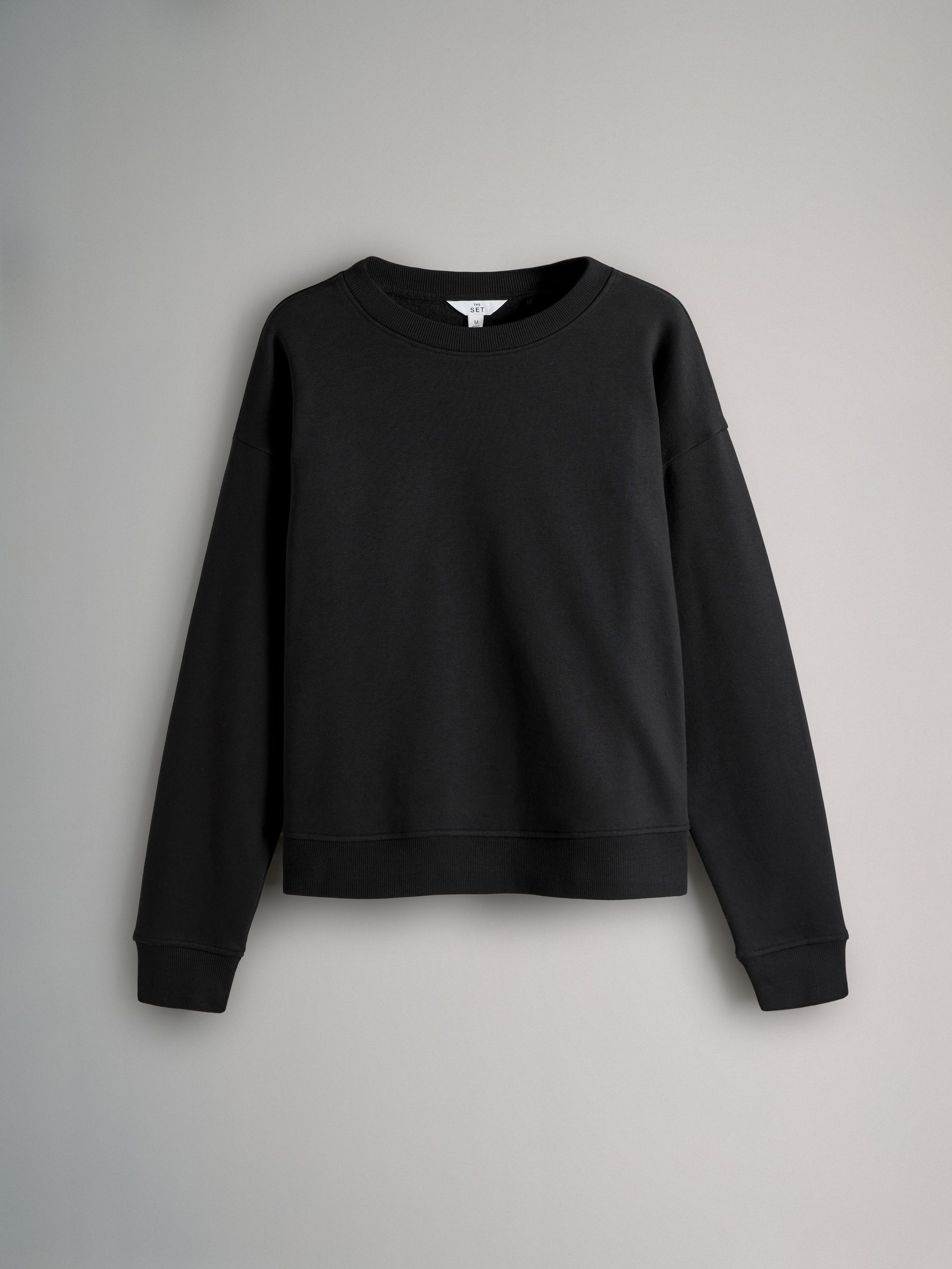 Black - Cuffed Sweatshirt and Joggers Set - Image 2 of 6