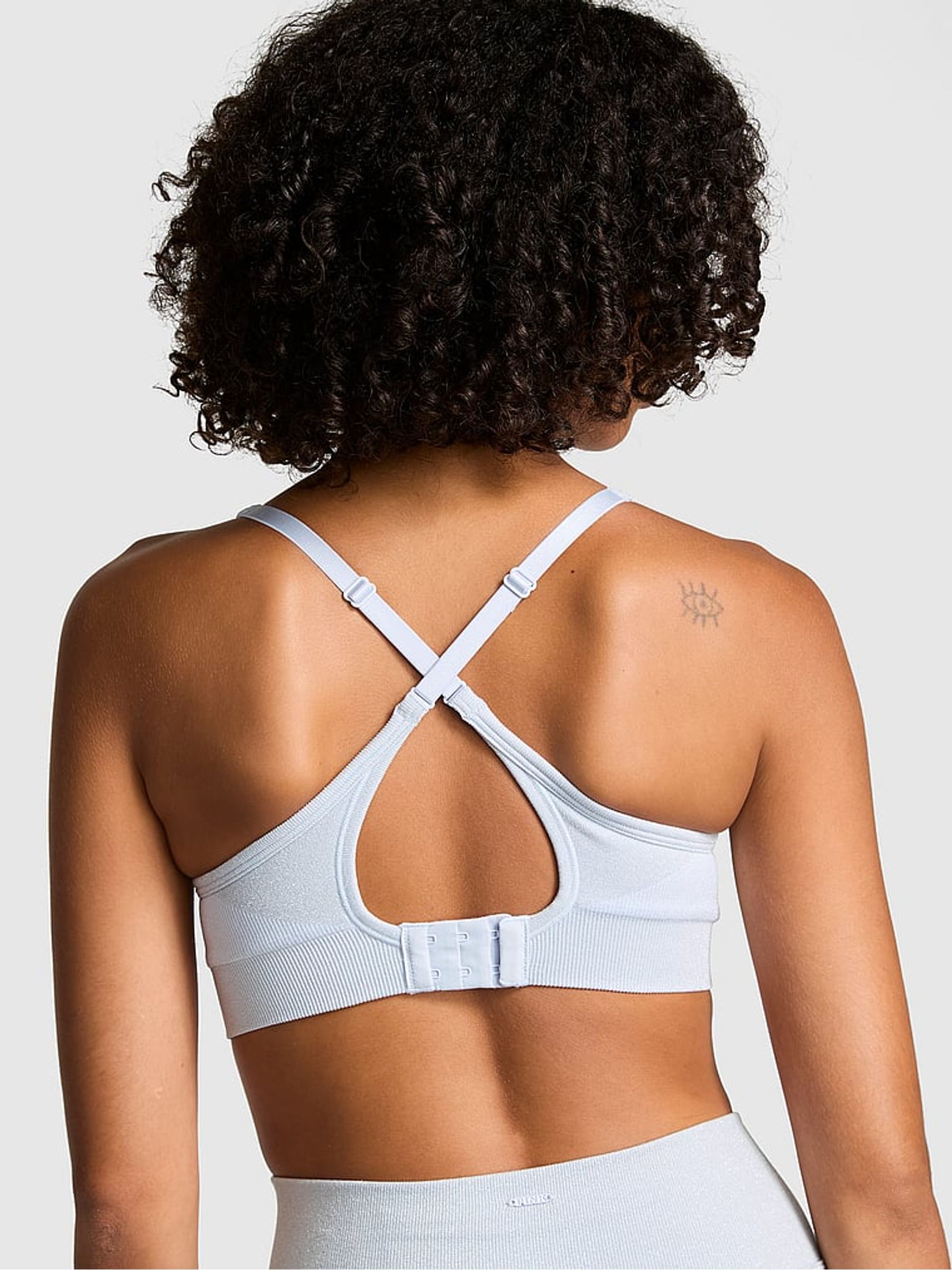 Hydrangea Blue Shine Sports Bra - Image 2 of 3