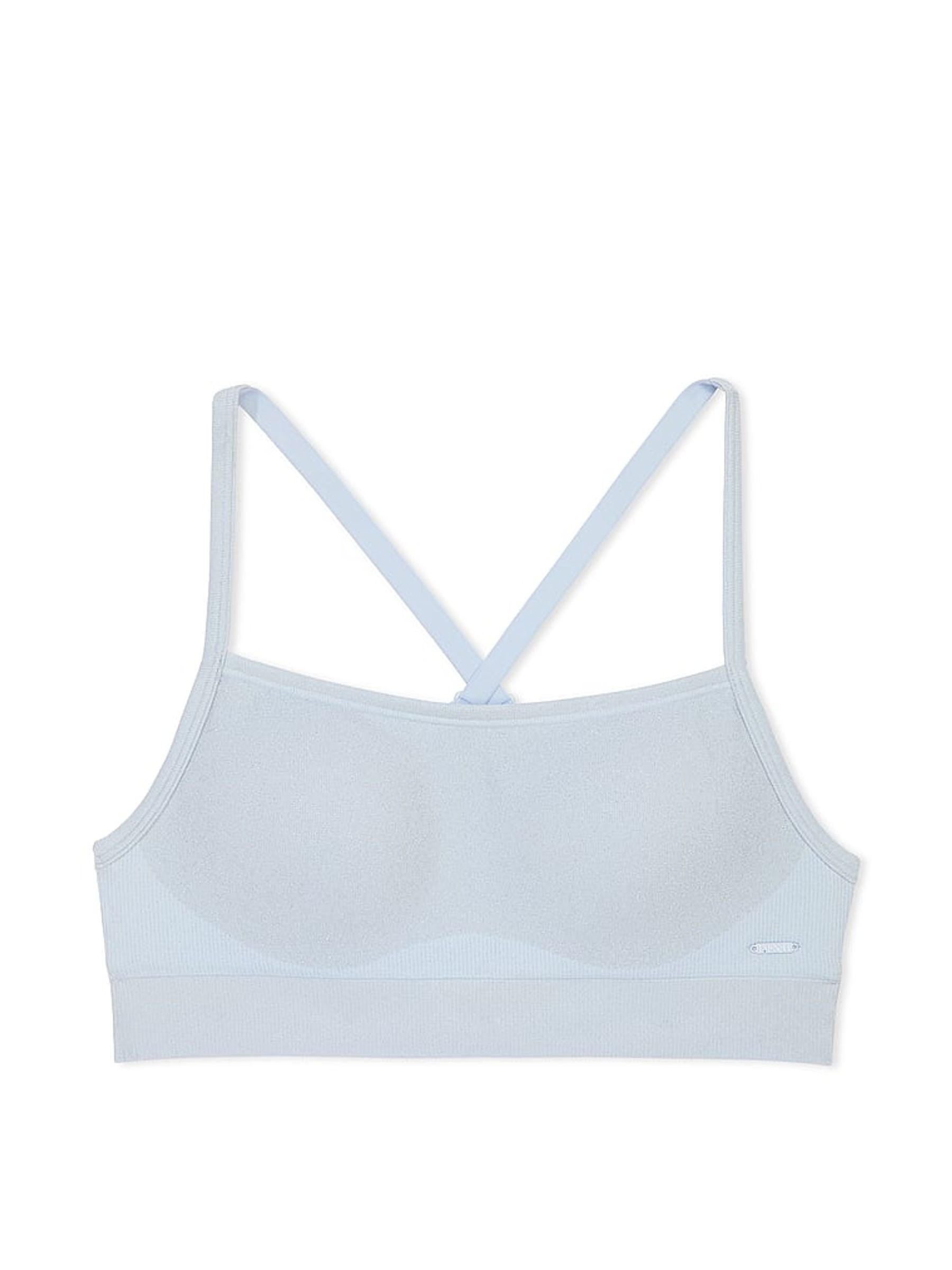 Hydrangea Blue Shine Sports Bra - Image 3 of 3
