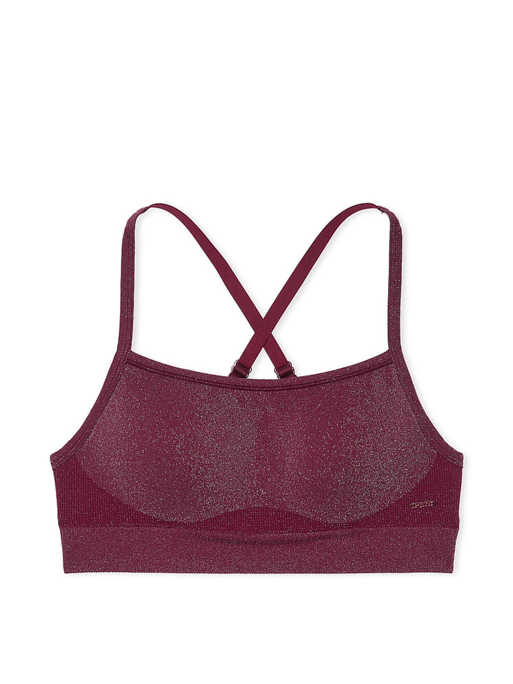 Purple Rose Shine Sports Bra - Image 3 of 3