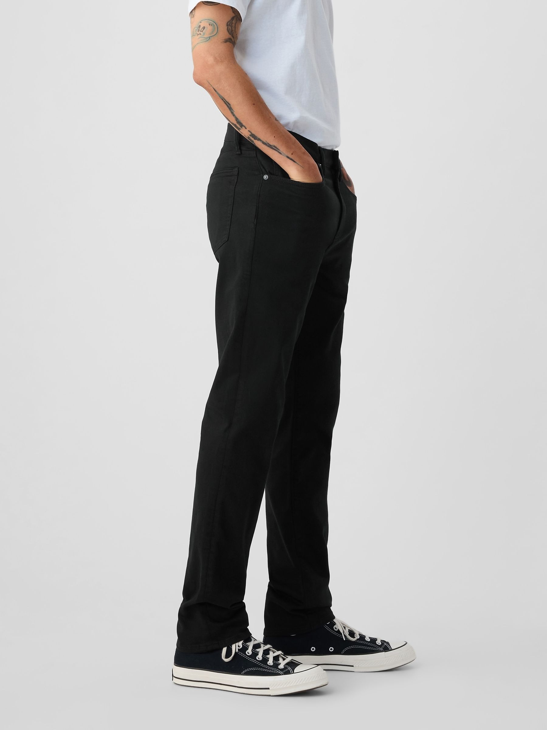 Black Everyday Slim Fit Jeans - Image 3 of 5