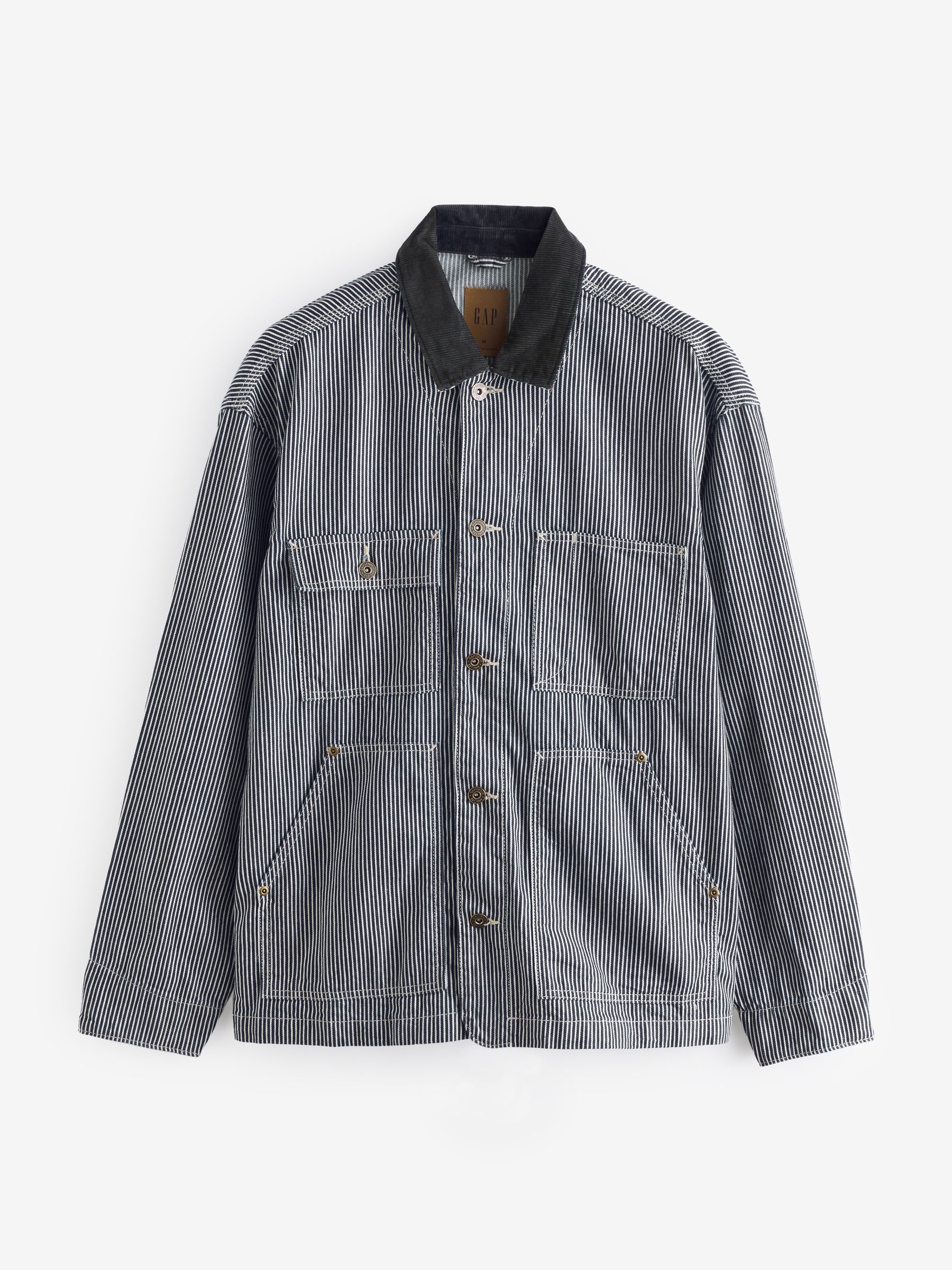 Blue Railroad Denim Chore Jacket - Image 4 of 8