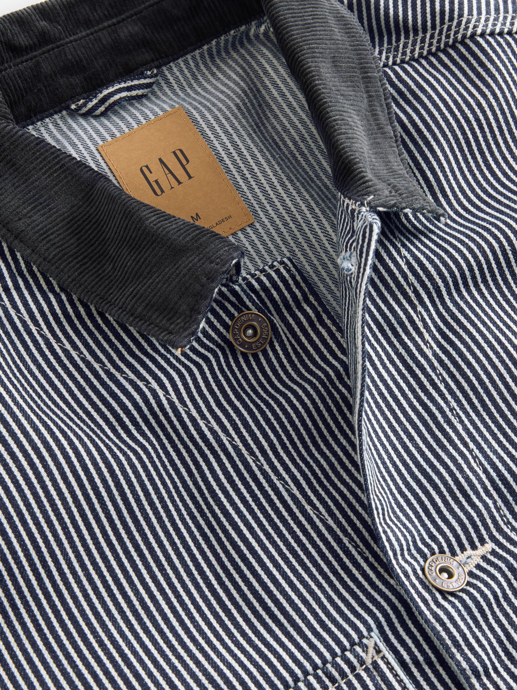 Blue Railroad Denim Chore Jacket - Image 6 of 8
