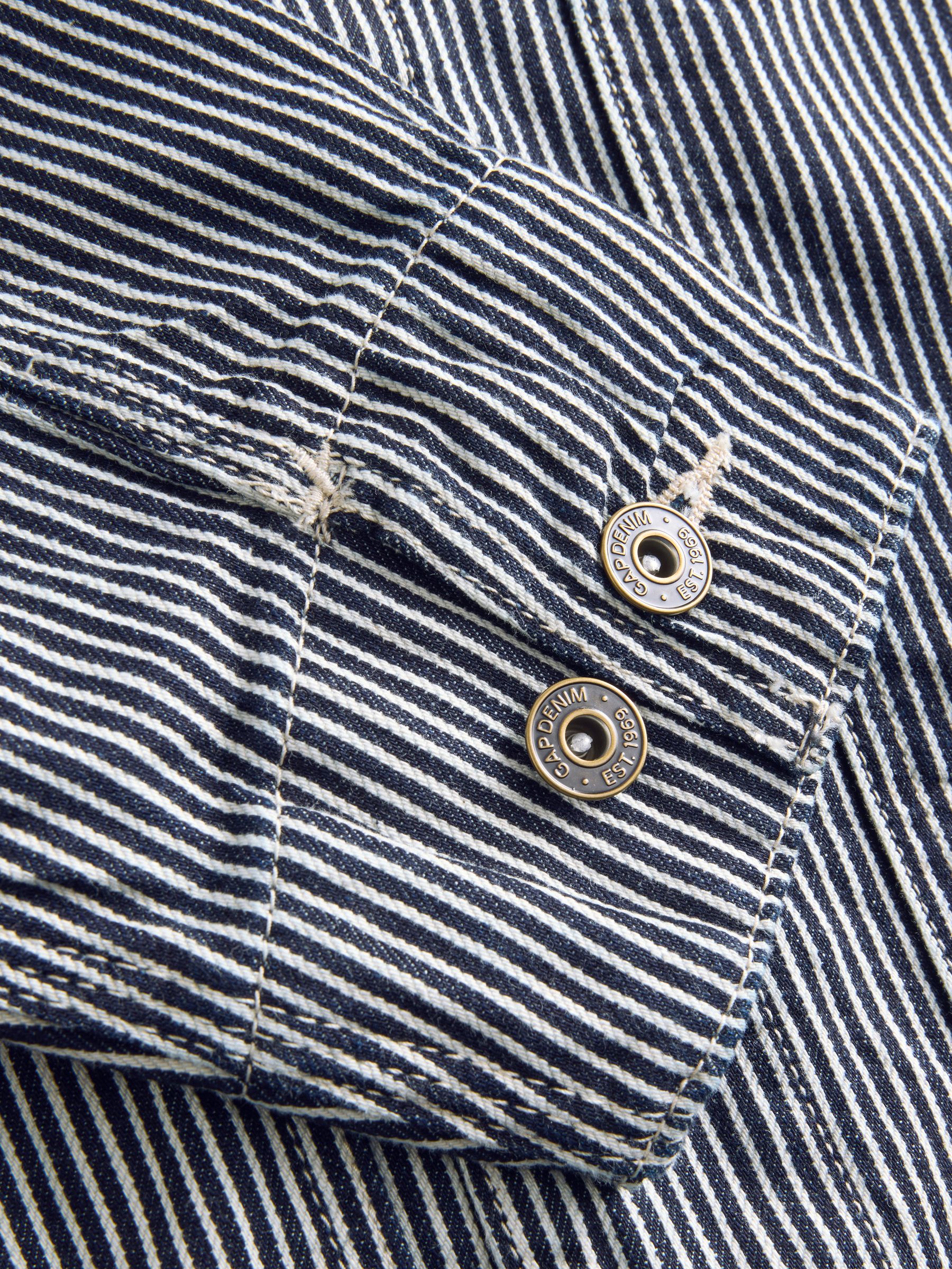 Blue Railroad Denim Chore Jacket - Image 8 of 8