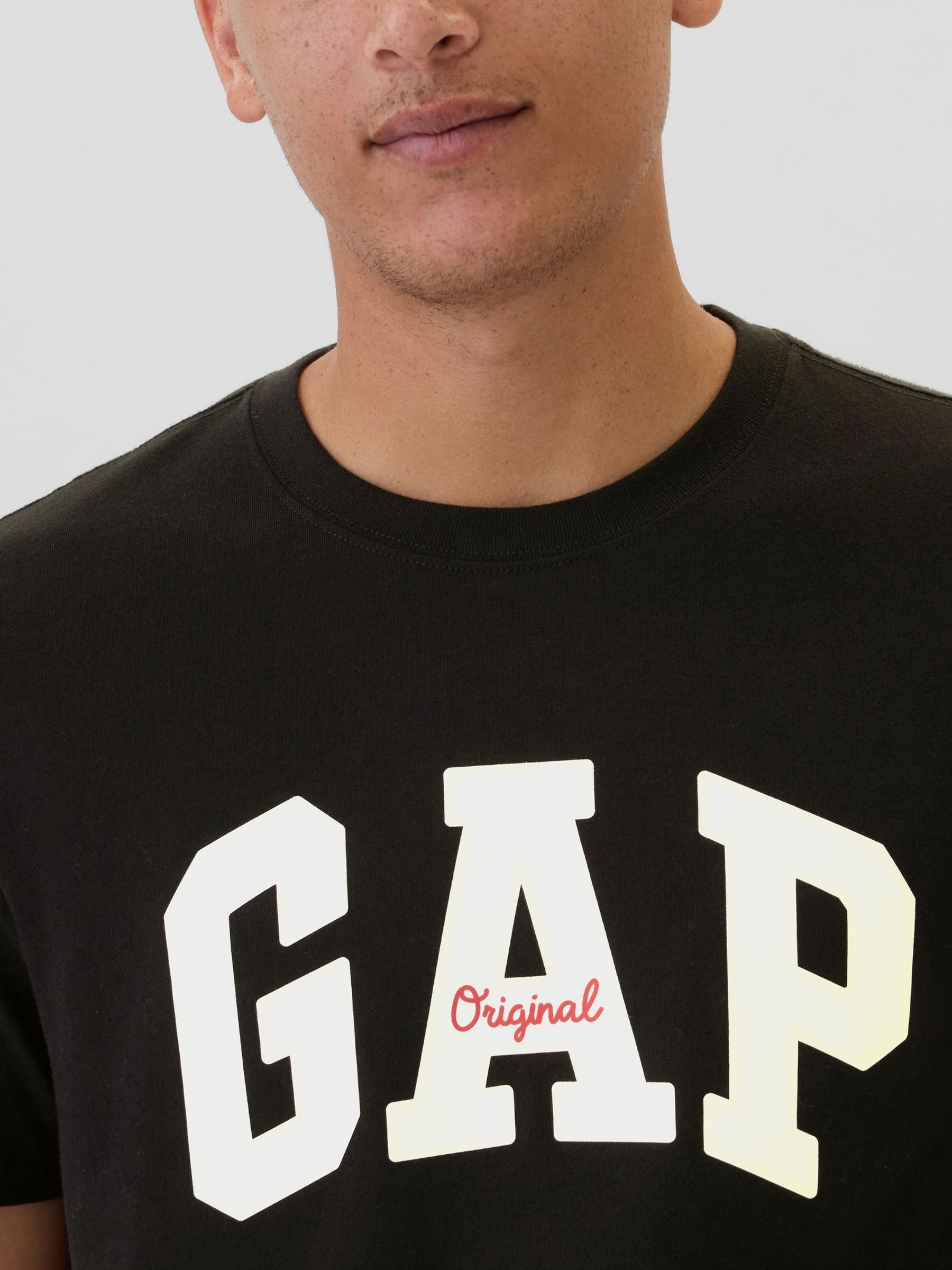 Black Everyday Original Logo 100% Cotton Crew Neck Short Sleeve T-Shirt - Image 4 of 5