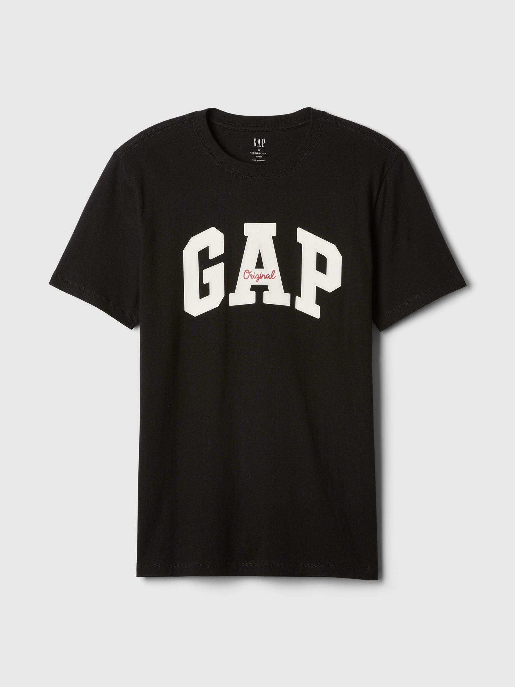 Black Everyday Original Logo 100% Cotton Crew Neck Short Sleeve T-Shirt - Image 5 of 5