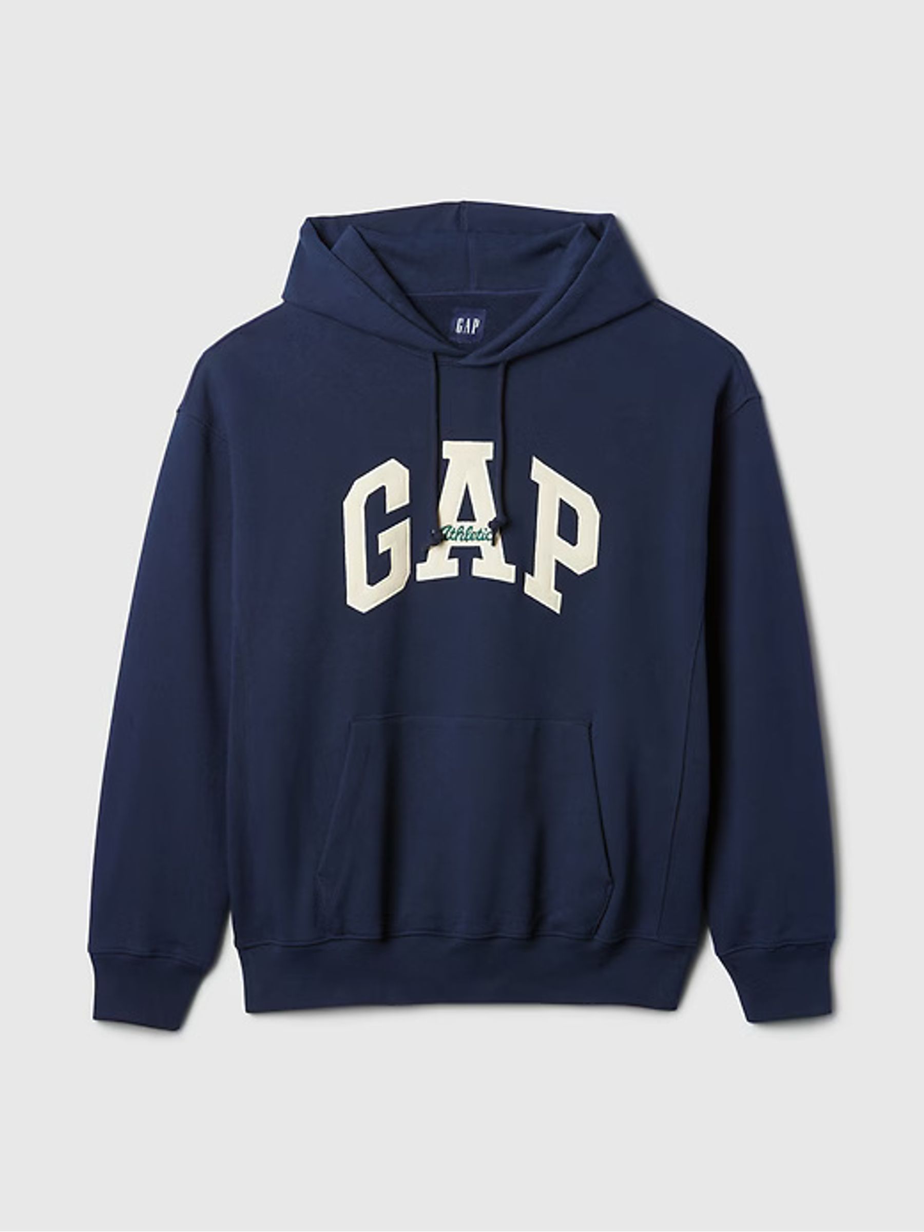 Blue Heavyweight Heritage Logo Hoodie - Image 4 of 4