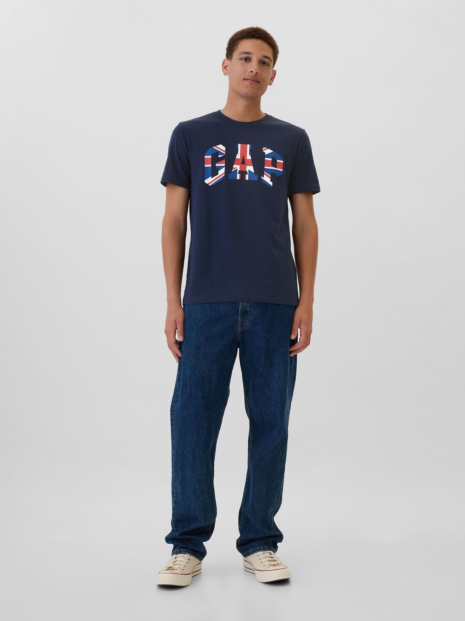Blue Britain Everyday Logo 100% Cotton Crew Neck Short Sleeve T-Shirt - Image 3 of 5