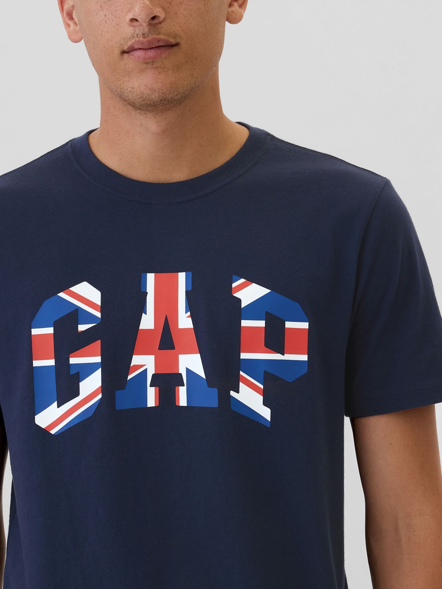 Blue Britain Everyday Logo 100% Cotton Crew Neck Short Sleeve T-Shirt - Image 4 of 5